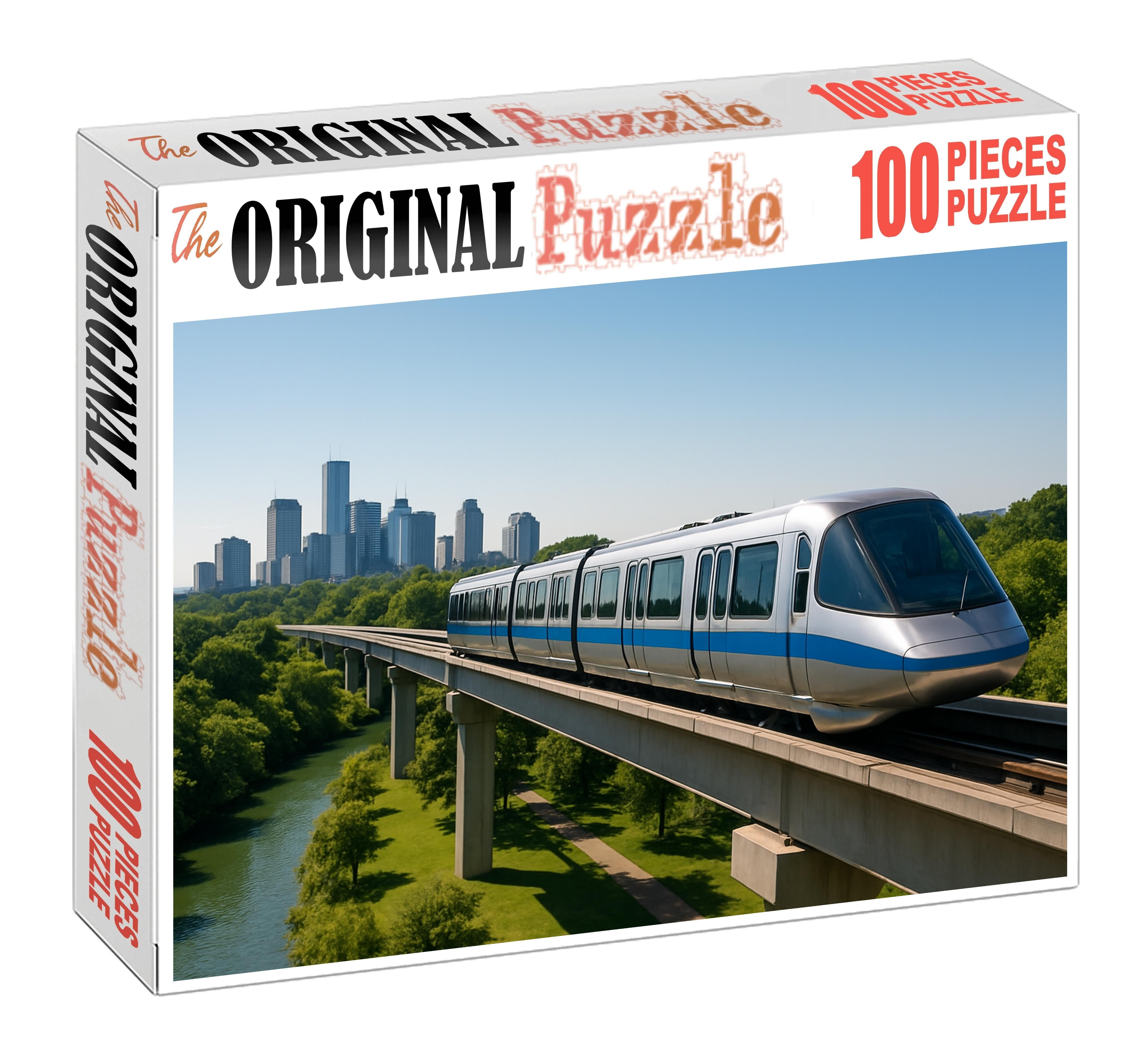 Silver Streamliner Monorail Challenging Puzzles