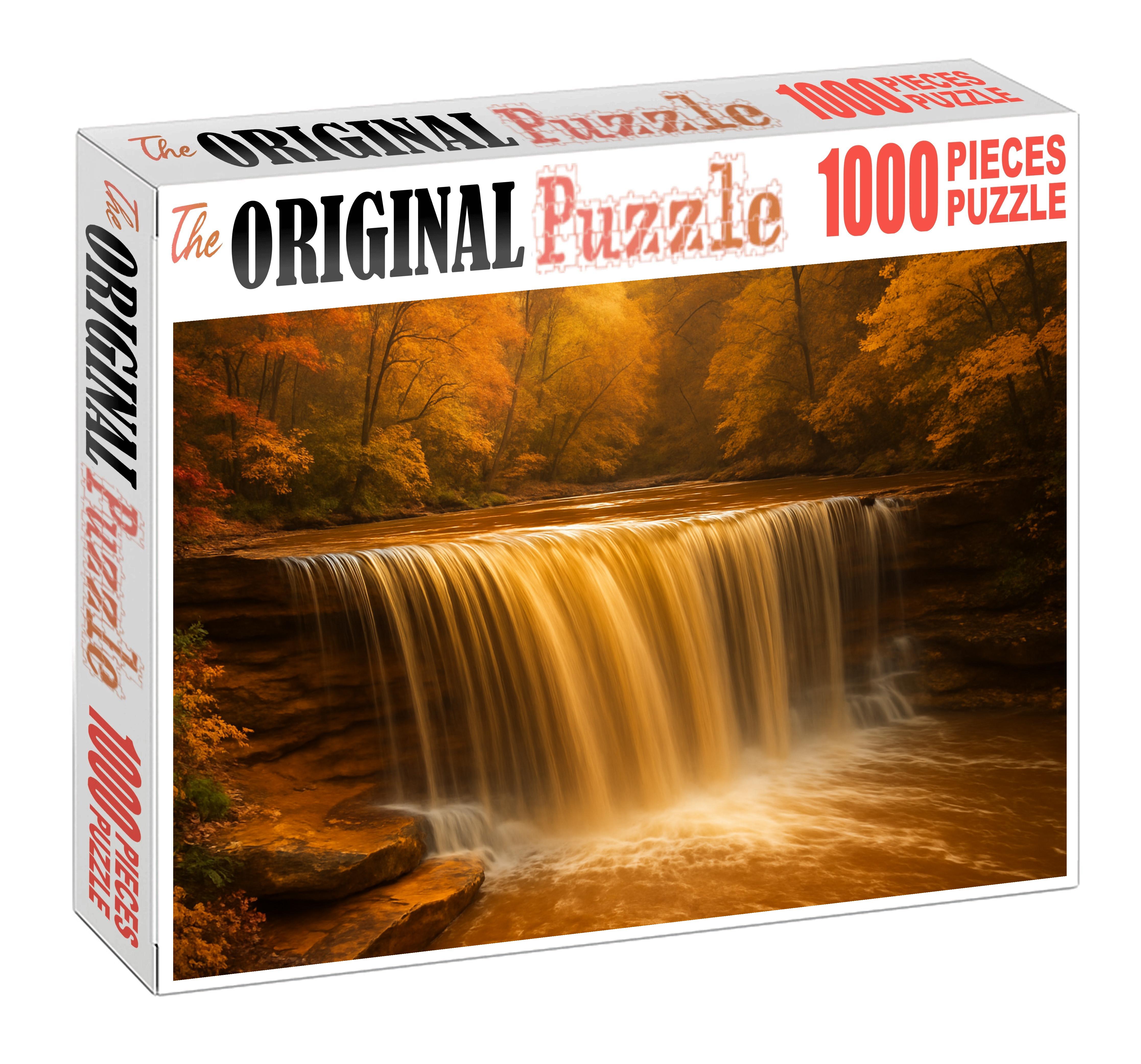 Amber Glow Fanfall 300 Piece Puzzle