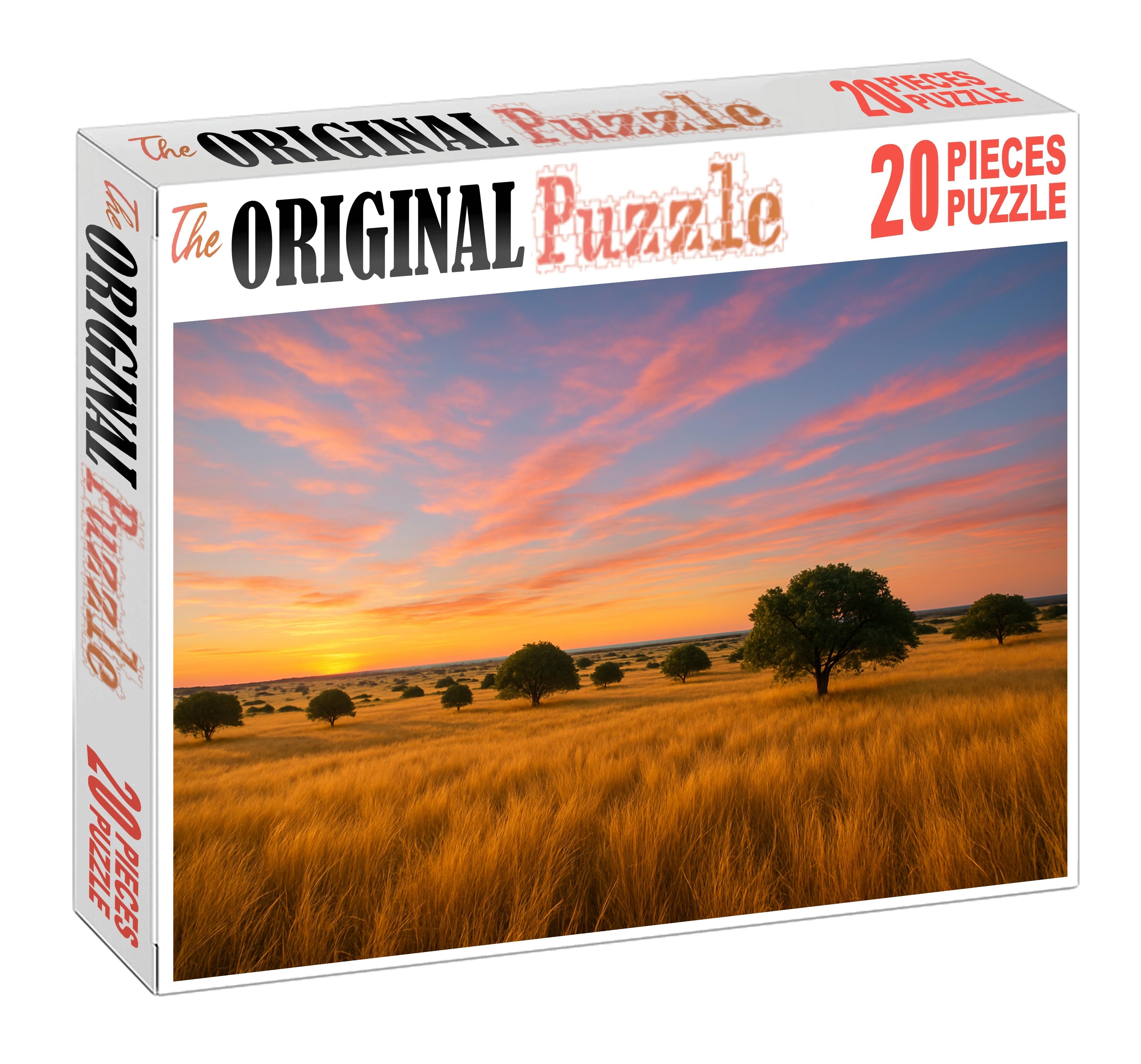 Sunlit Savannah Grassland 300 Piece Puzzle