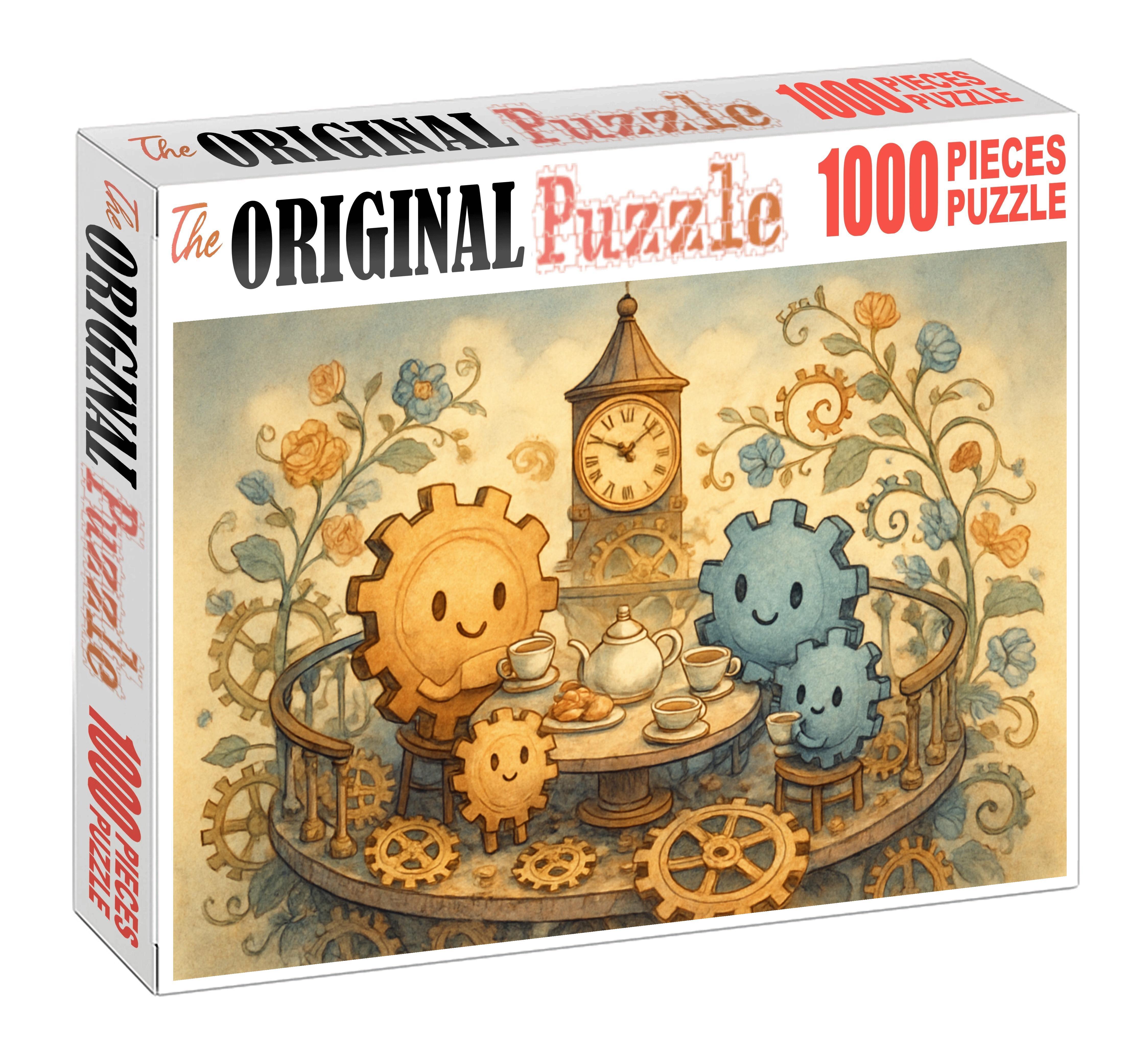 Clocktower Tea Gathering 500 Piece Puzzle