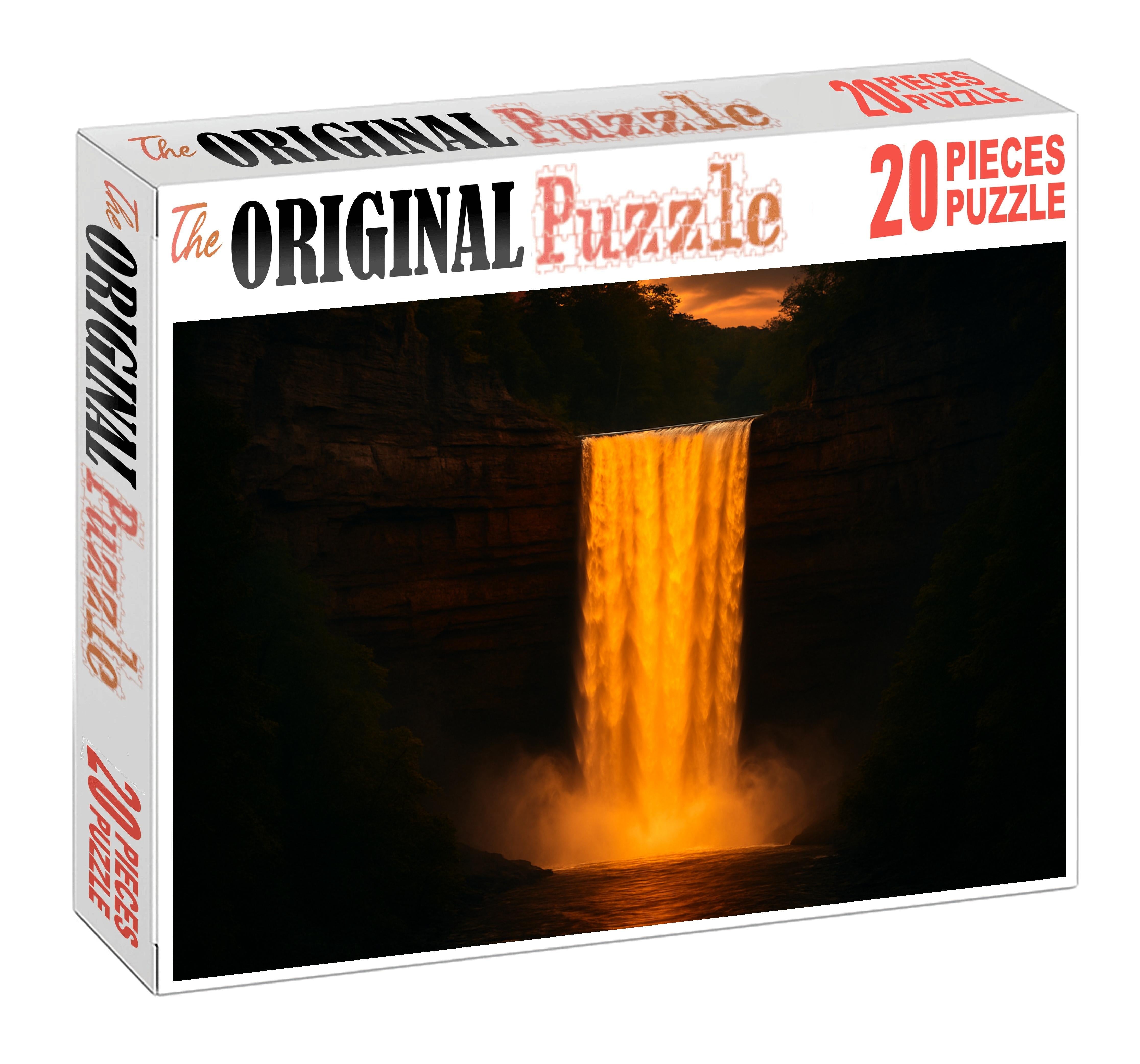 Golden Sundown Plunge Large Format Puzzle