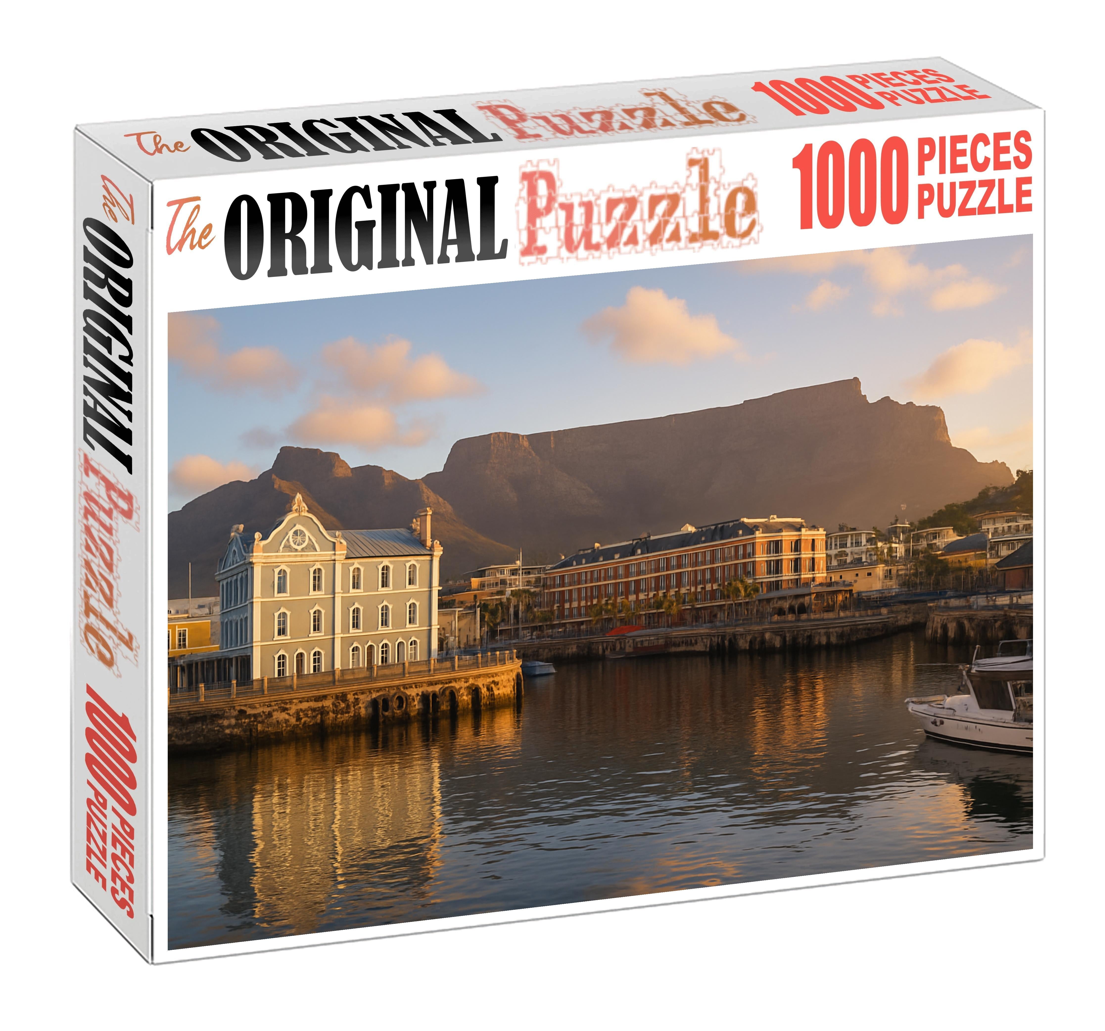 Cape Town Waterfront Skyline Praised For Its Dramatic Backdrop And Waterfront Integration 200 Piece Puzzle