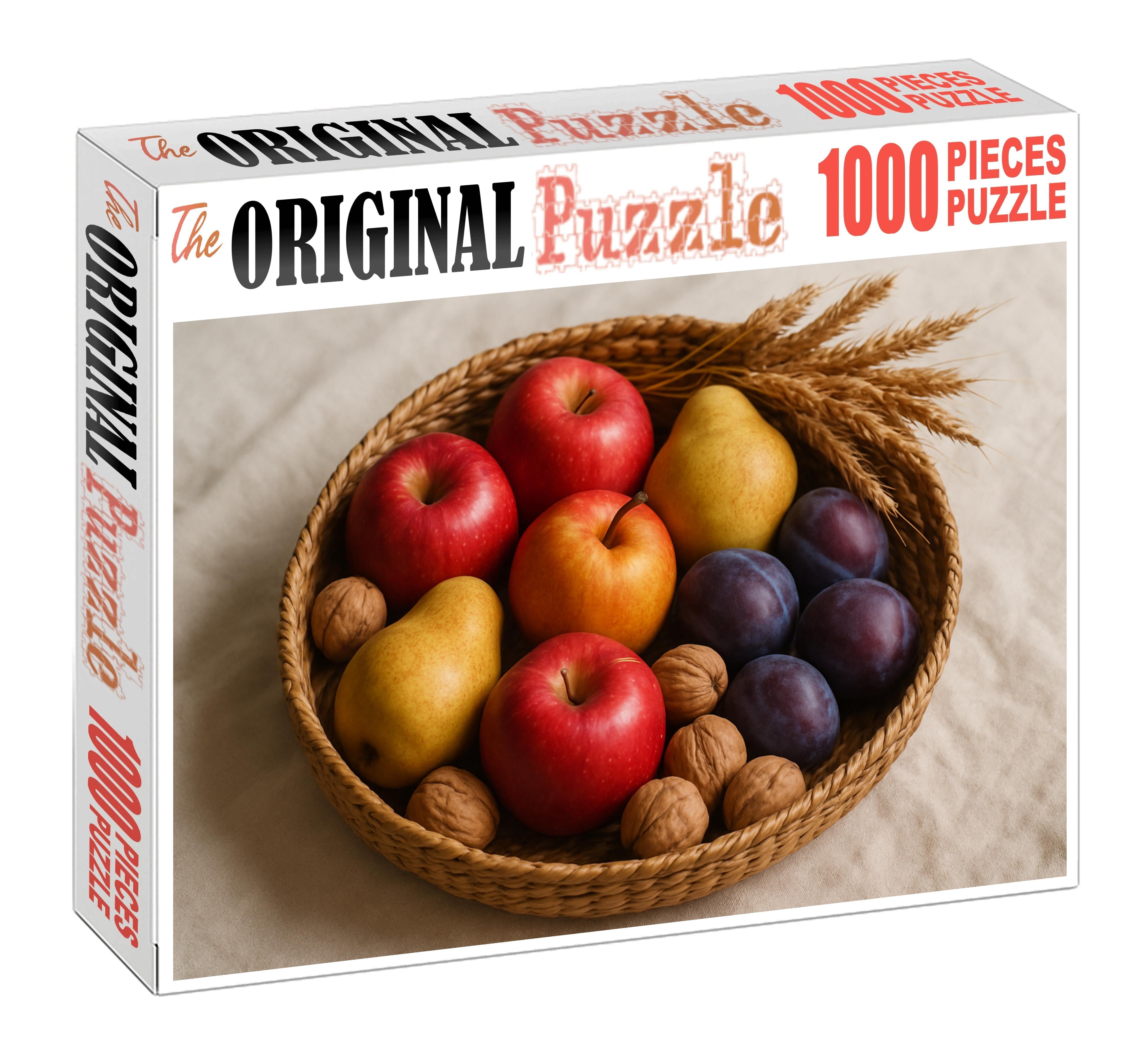 Harvest Moon Basket Arrangement 20 Piece Puzzle