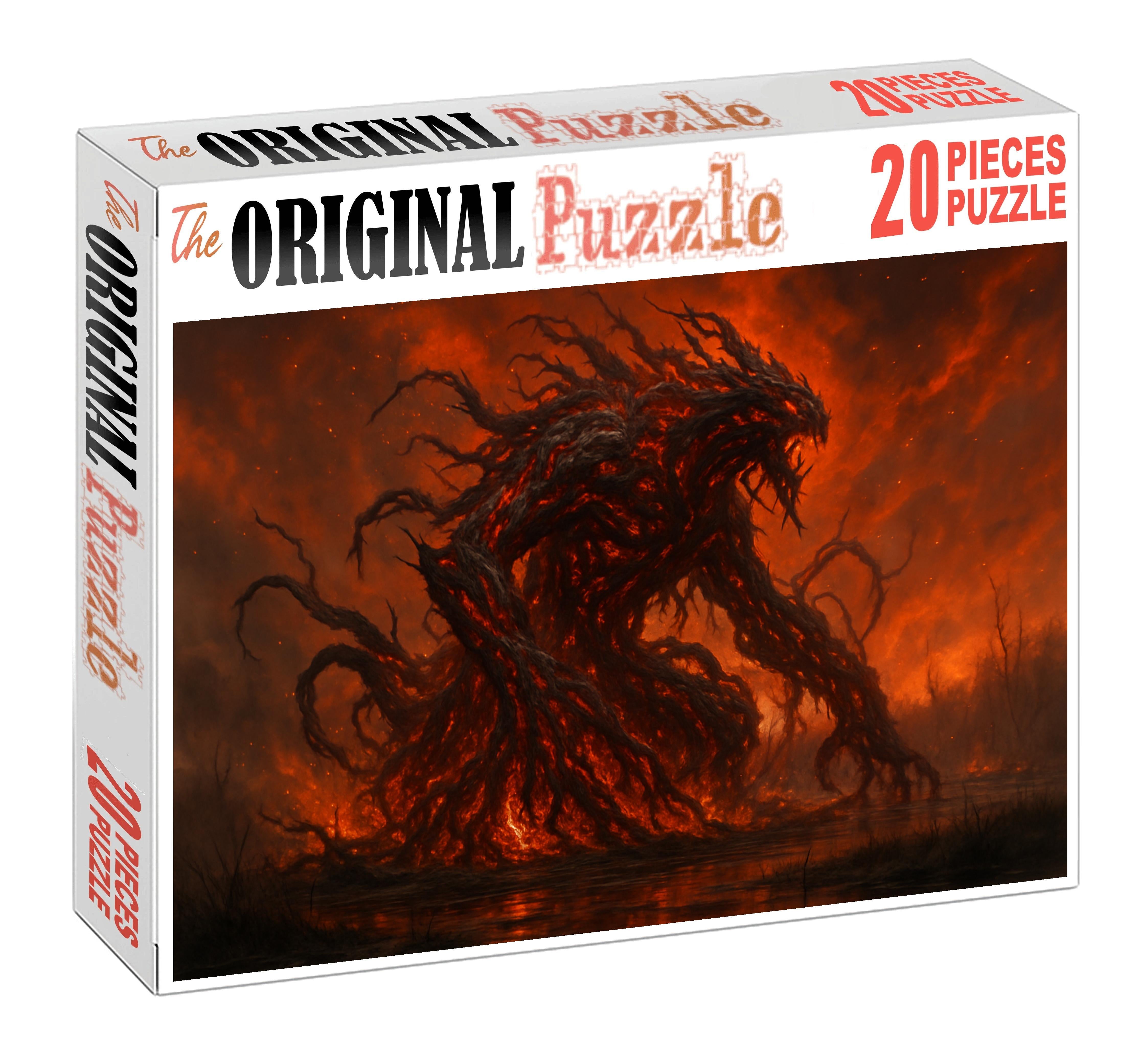 Emberroot Tanglebeast Infernal Guardian Of The Blazing Marsh Puzzle For Adults