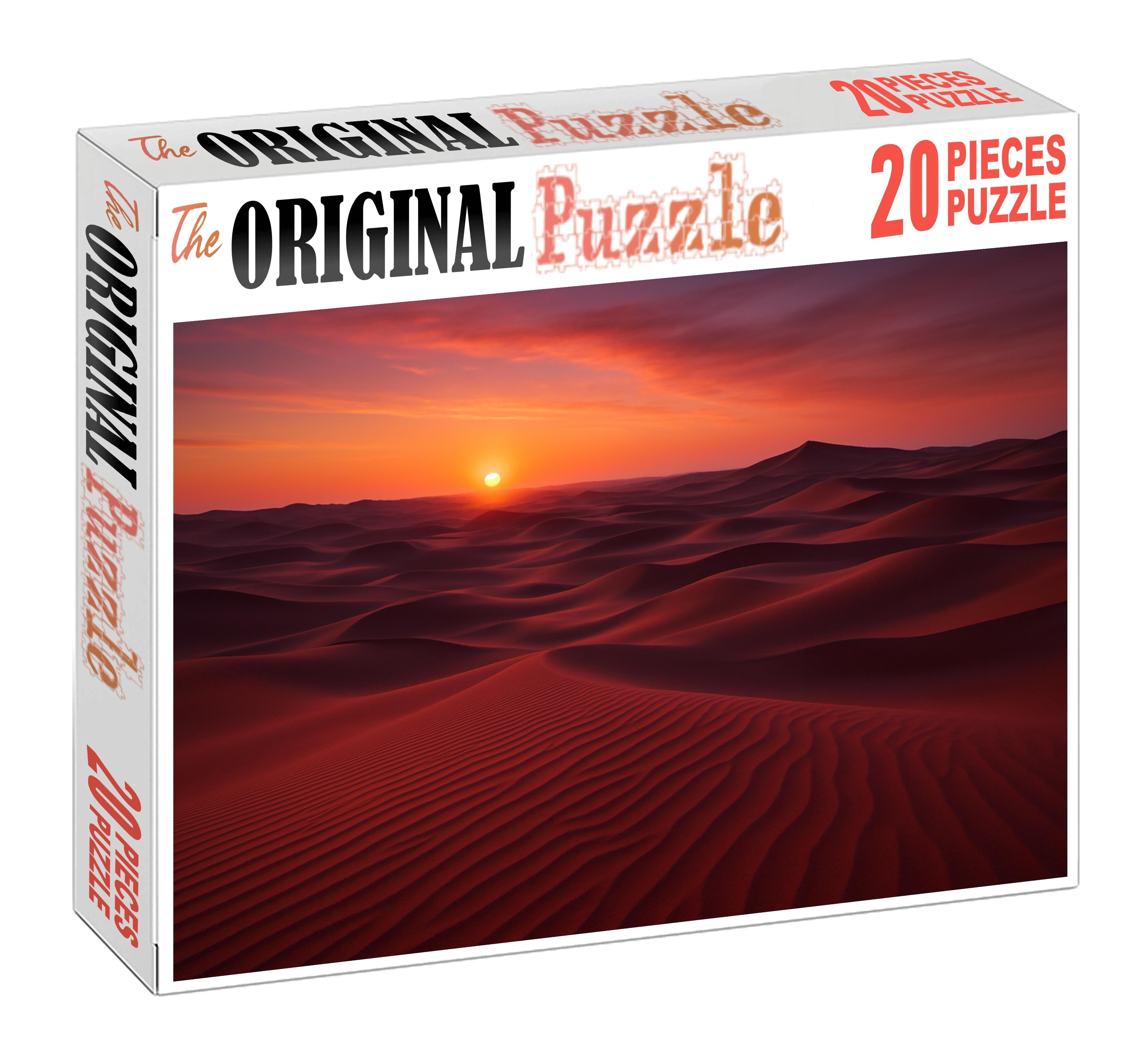 Crimson Dune Horizon Puzzle Collection