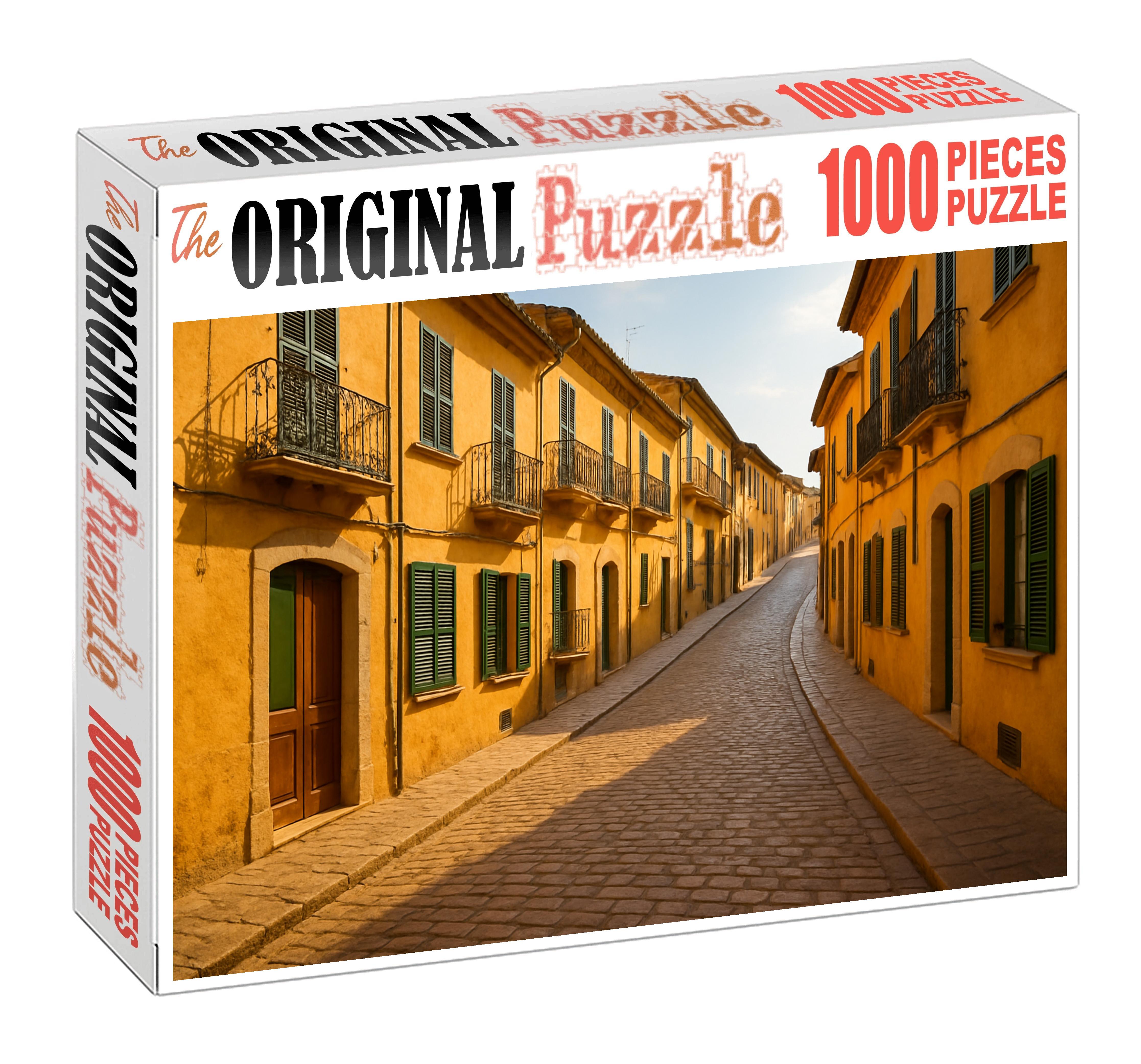 Saffron Terrace 1000 Piece Puzzle