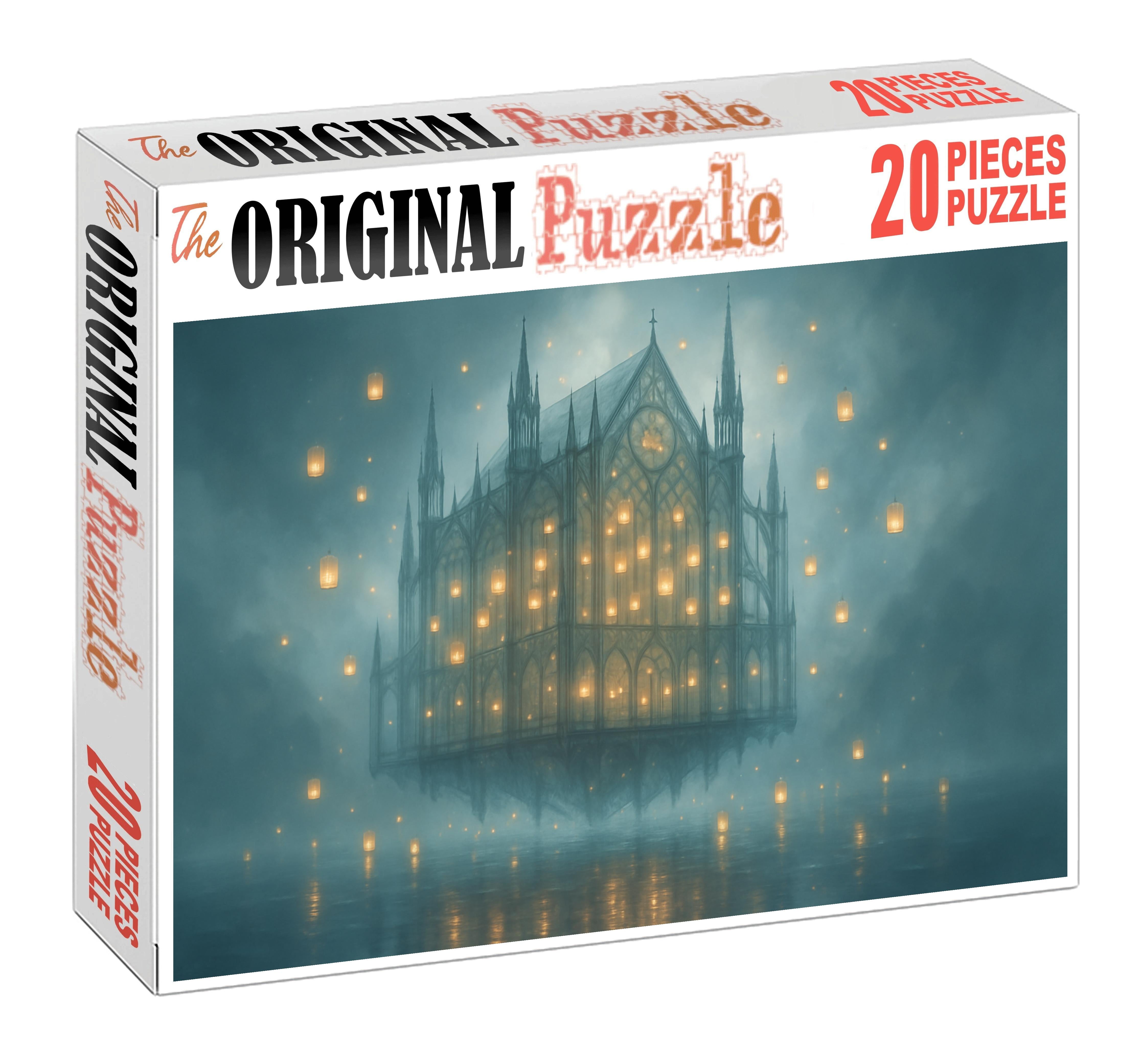 Ephemeral Cathedral Of Floating Lanterns 1000 Piece Puzzle