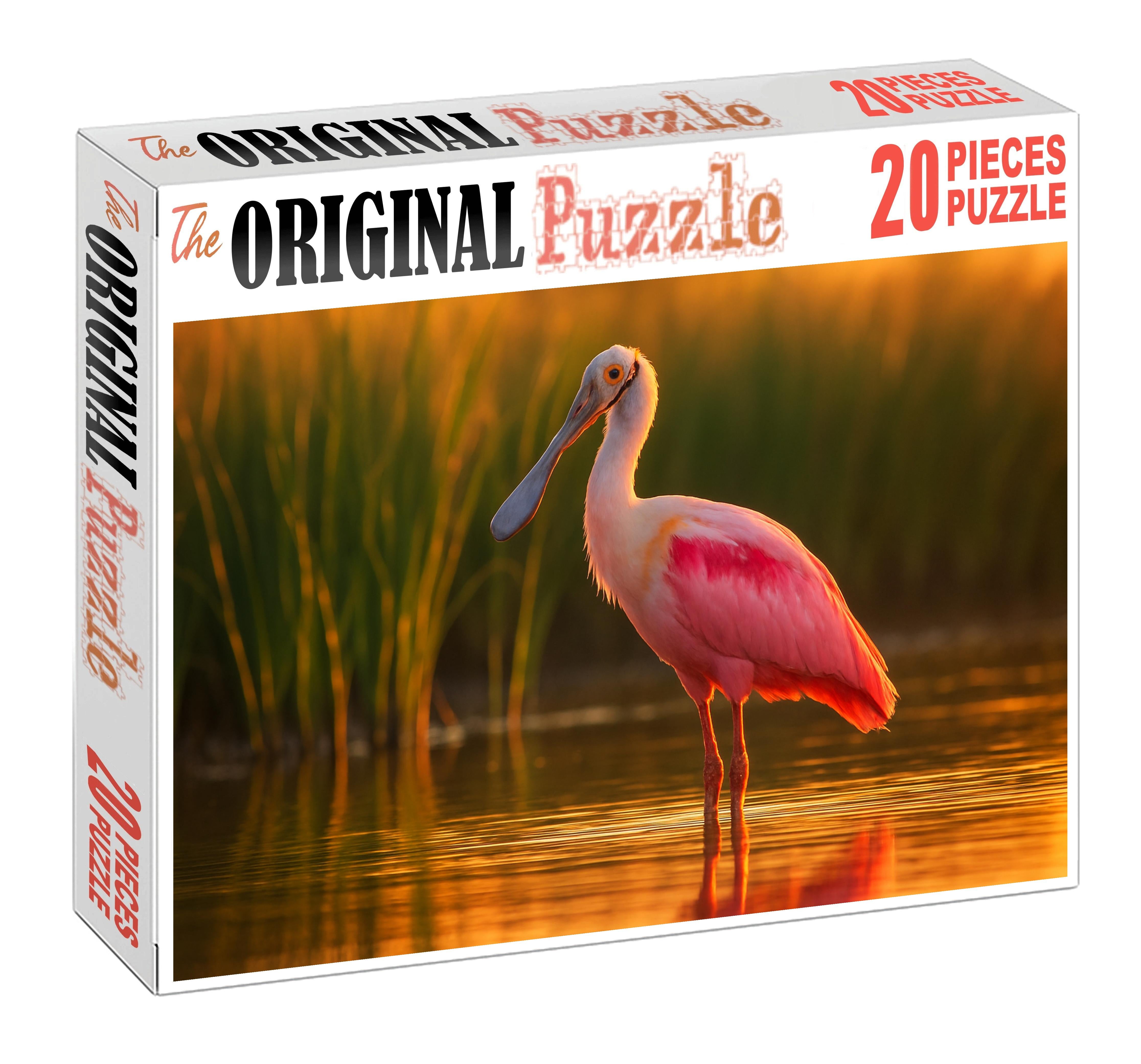 Roseate Spoonbill The Pink Wetland Dancer Puzzle Challenge