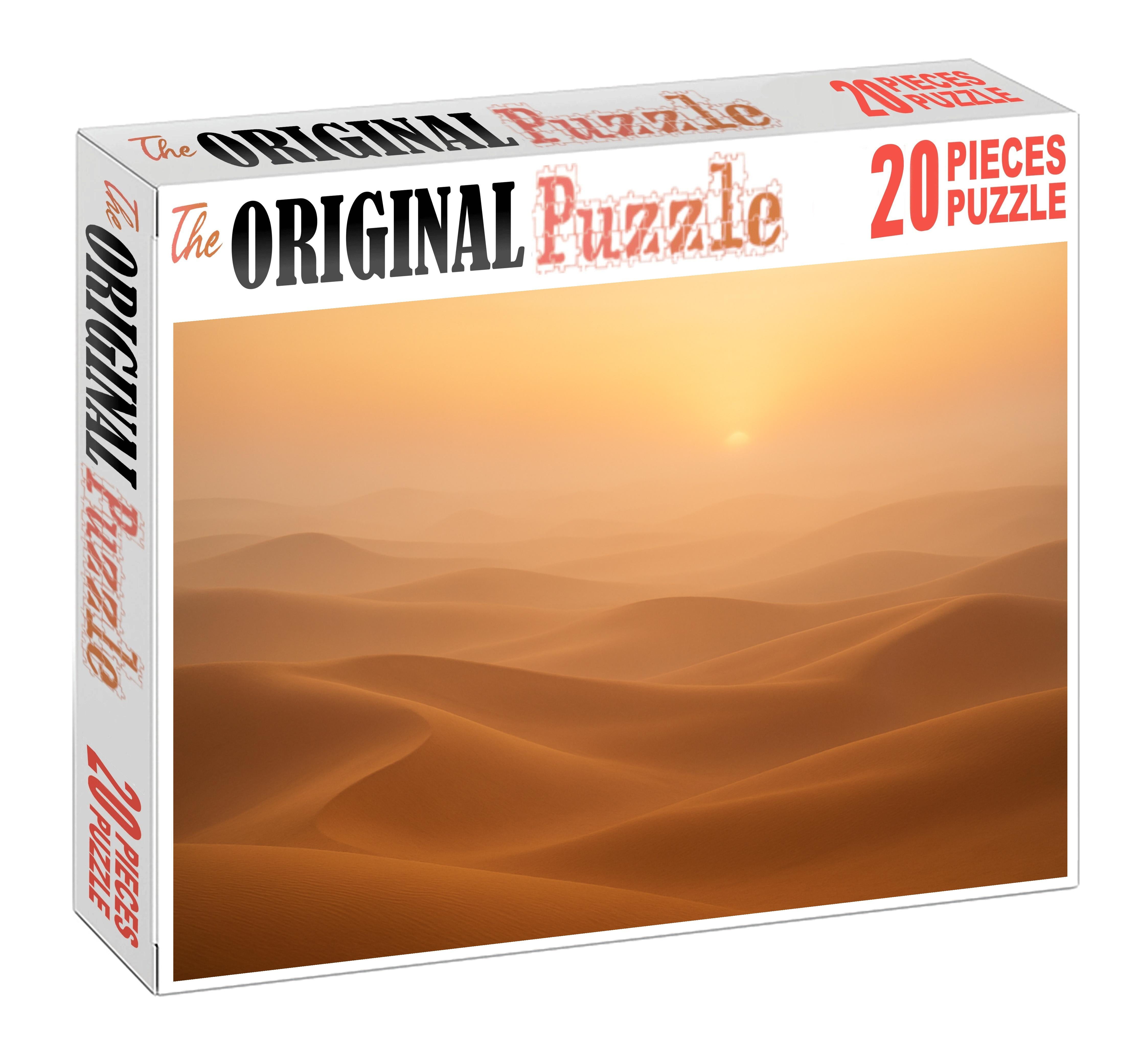 Saffron Horizon Fields 1000 Piece Puzzle