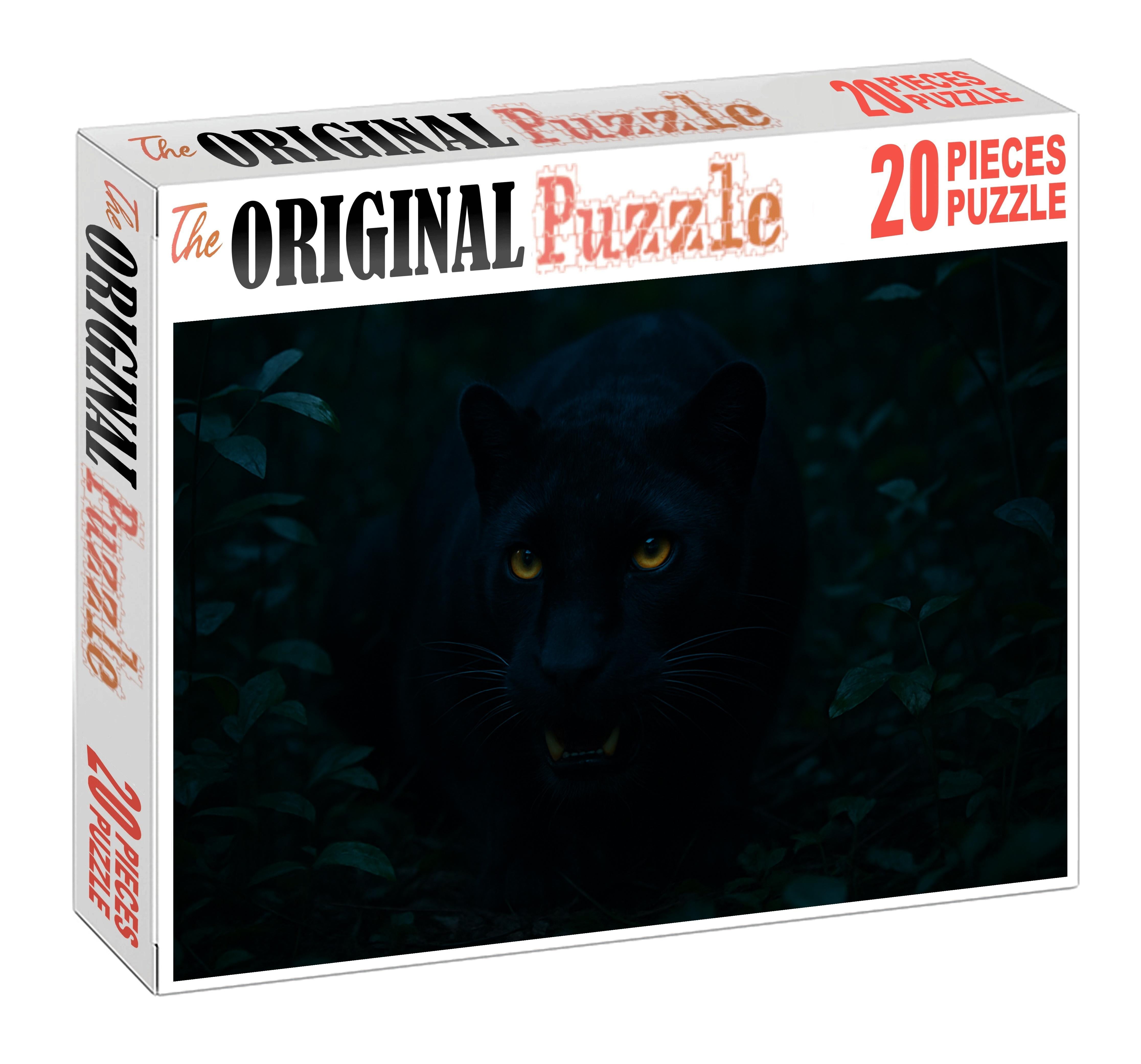 Sable Fang Stealthy Carnivore With Elongated Canines And Night Vision Custom Jigsaw Puzzle
