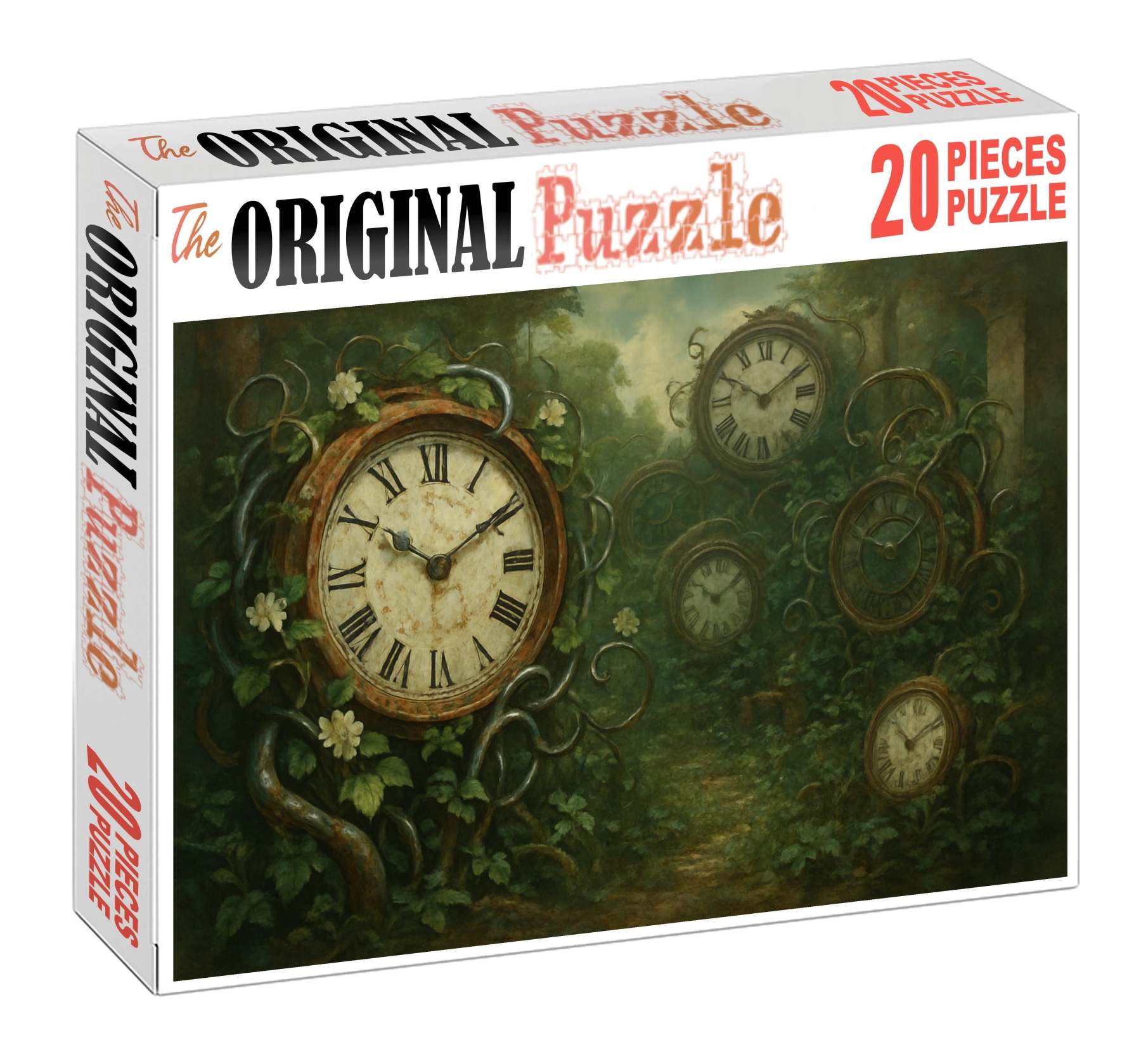 Mechanical Garden Of Broken Clocks 200 Piece Puzzle