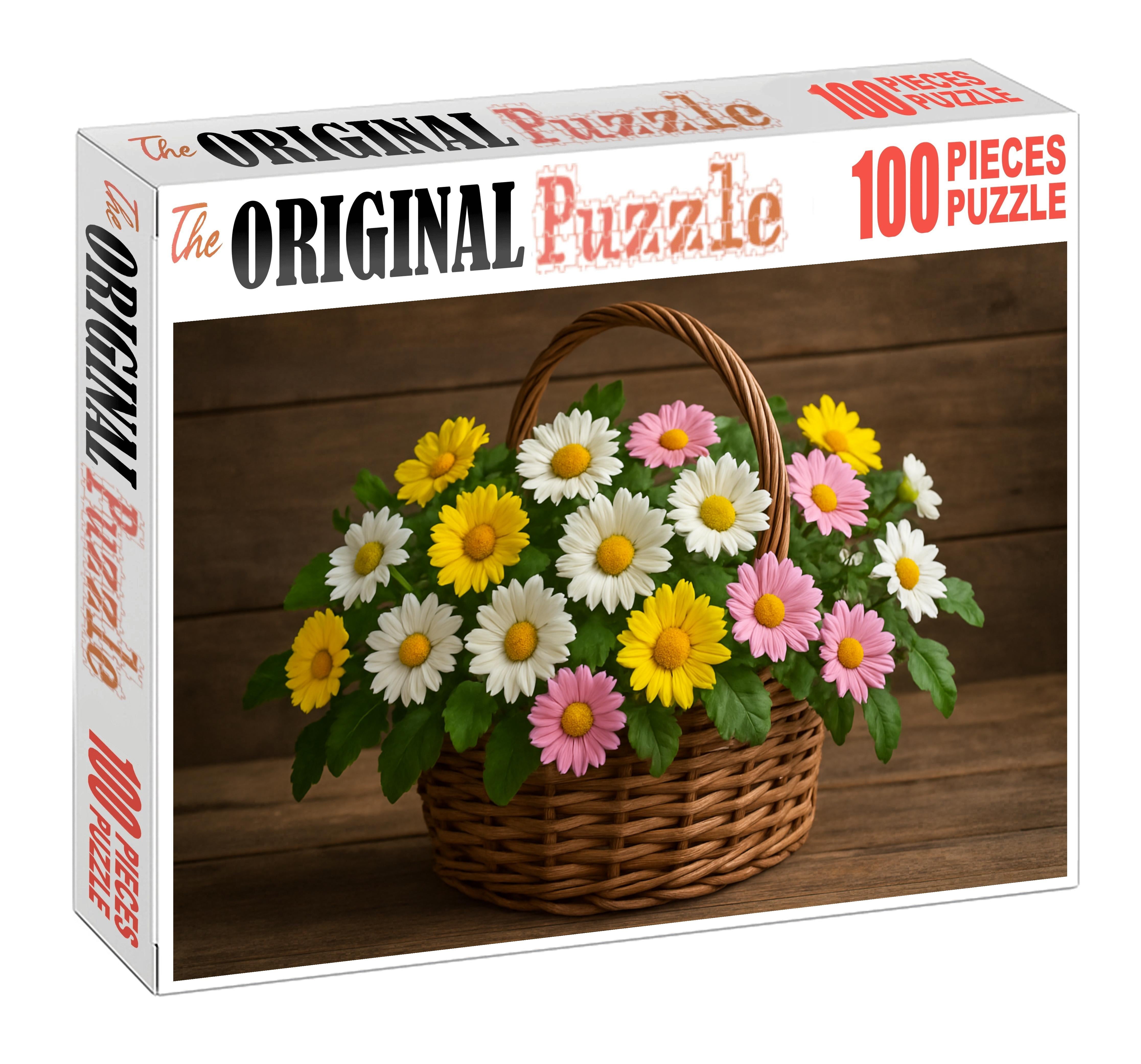 Spring Meadow Basket 100 Piece Puzzle