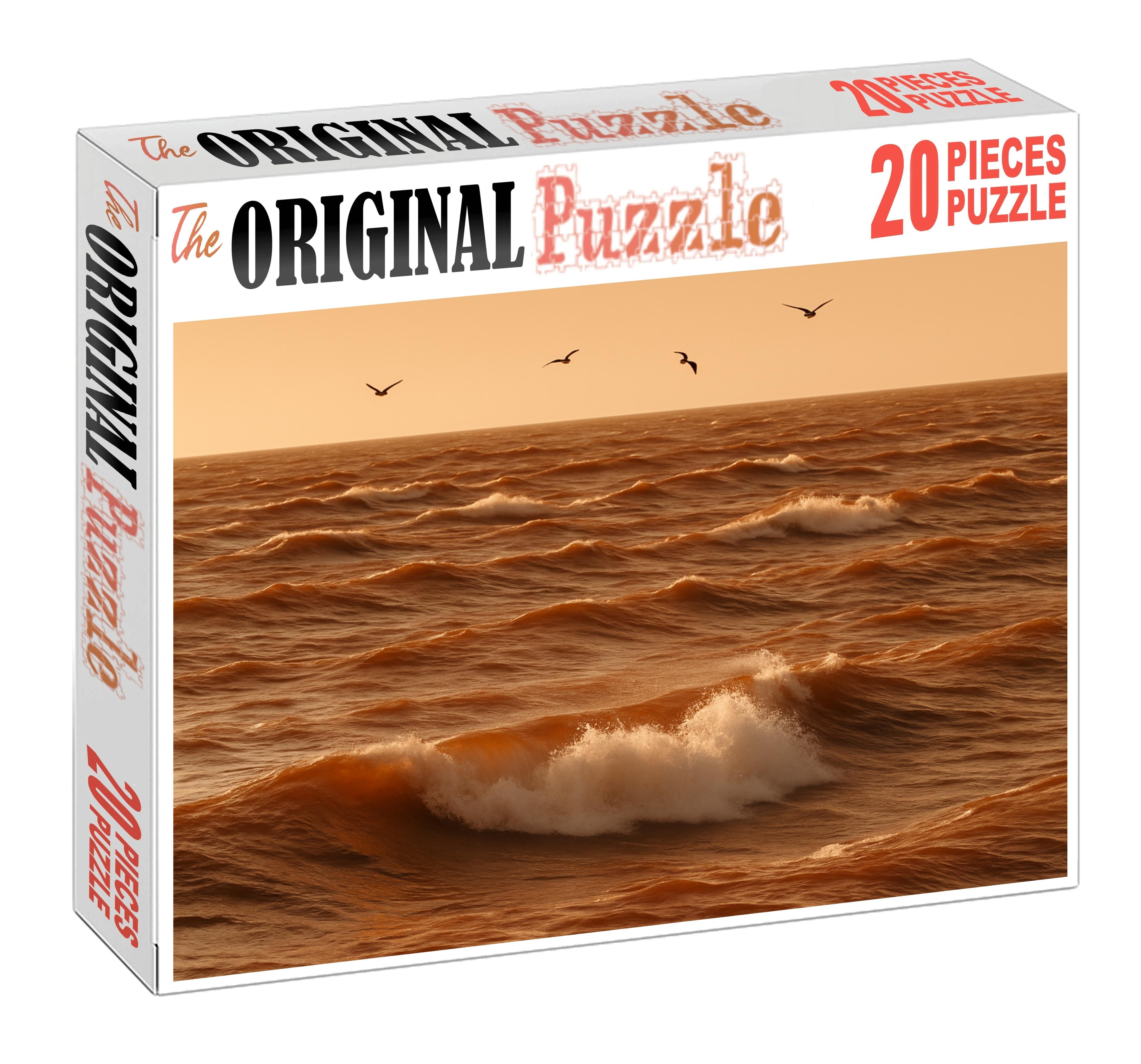 Copper Swell Horizon Custom Jigsaw Puzzle
