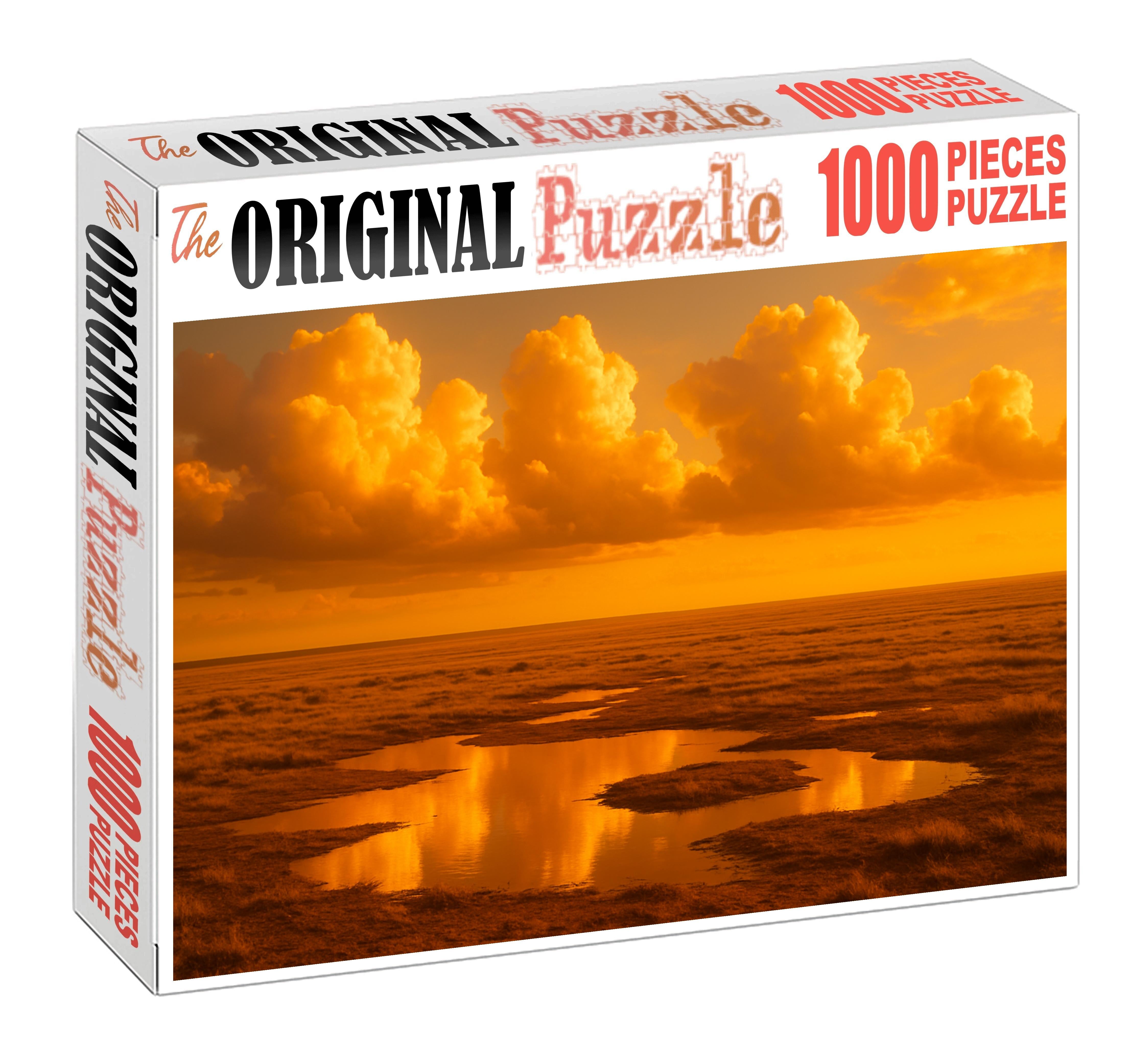 Molten Gold Panorama 500 Piece Puzzle