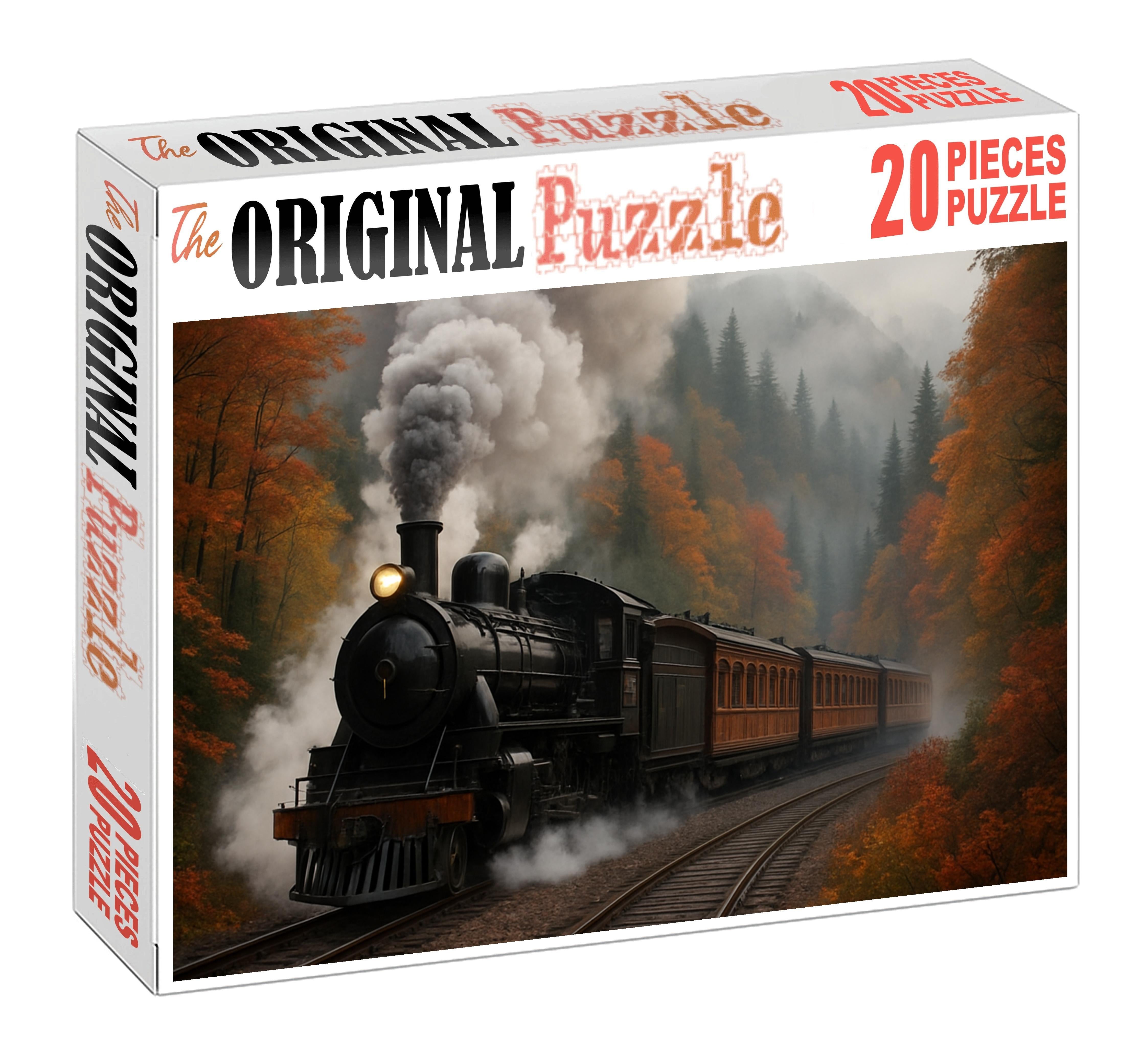 Heritage Steam-powered Mountain Cog Railway 500 Piece Puzzle