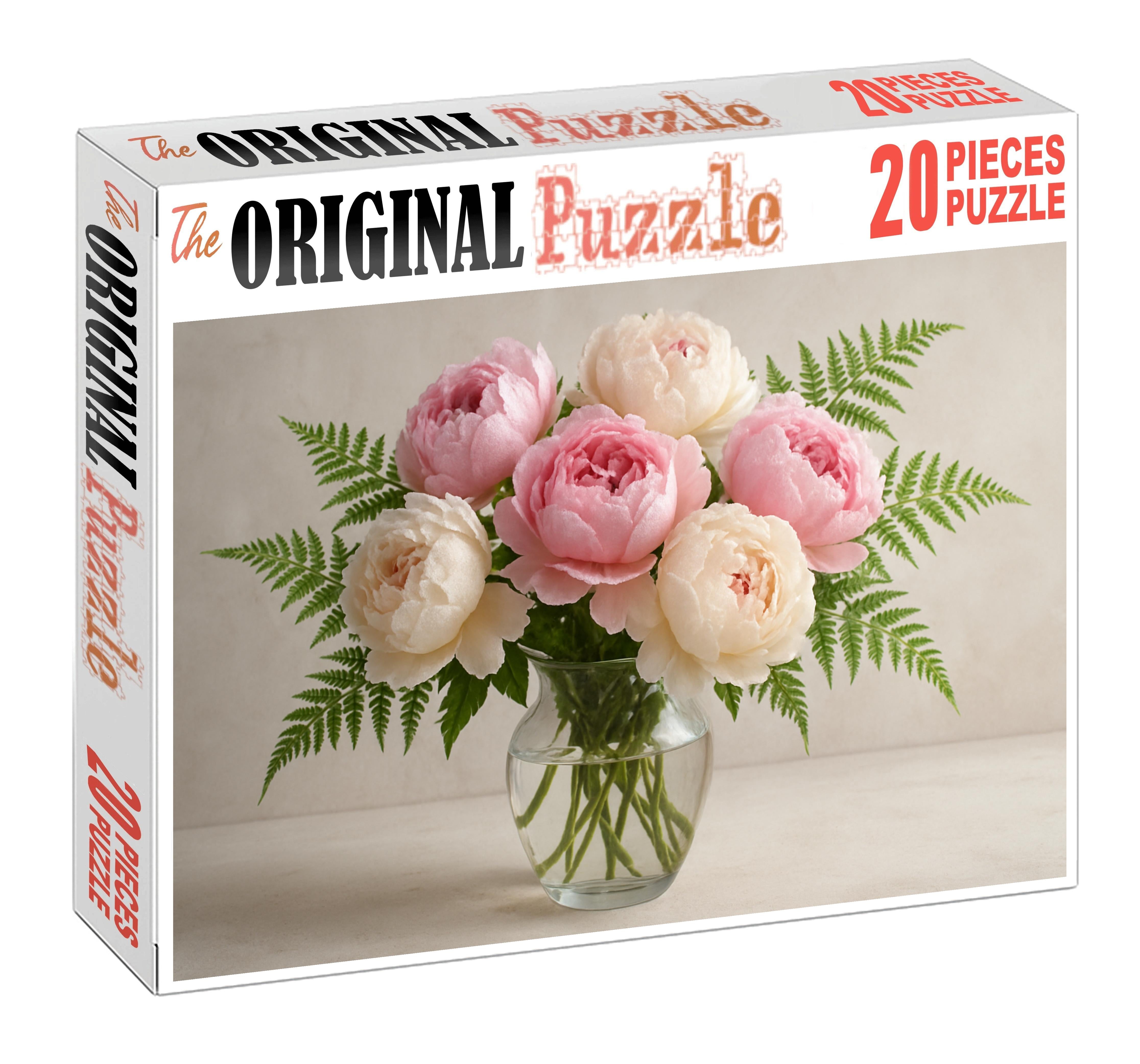 Peony And Fern Elegance Puzzle Collection