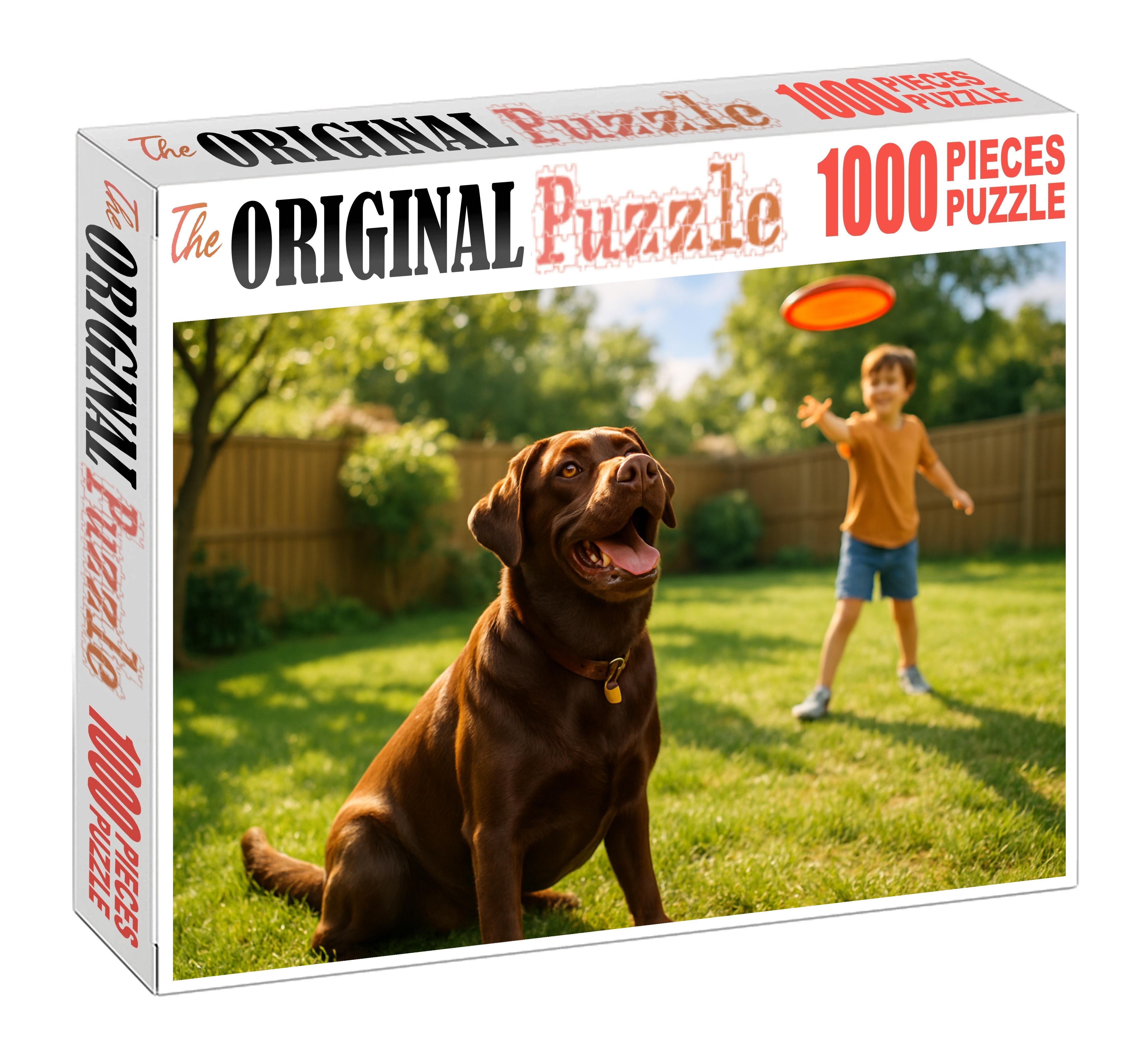 Cocoa Swirl Chocolate Brown Companion With Affectionate Nature Custom Jigsaw Puzzle