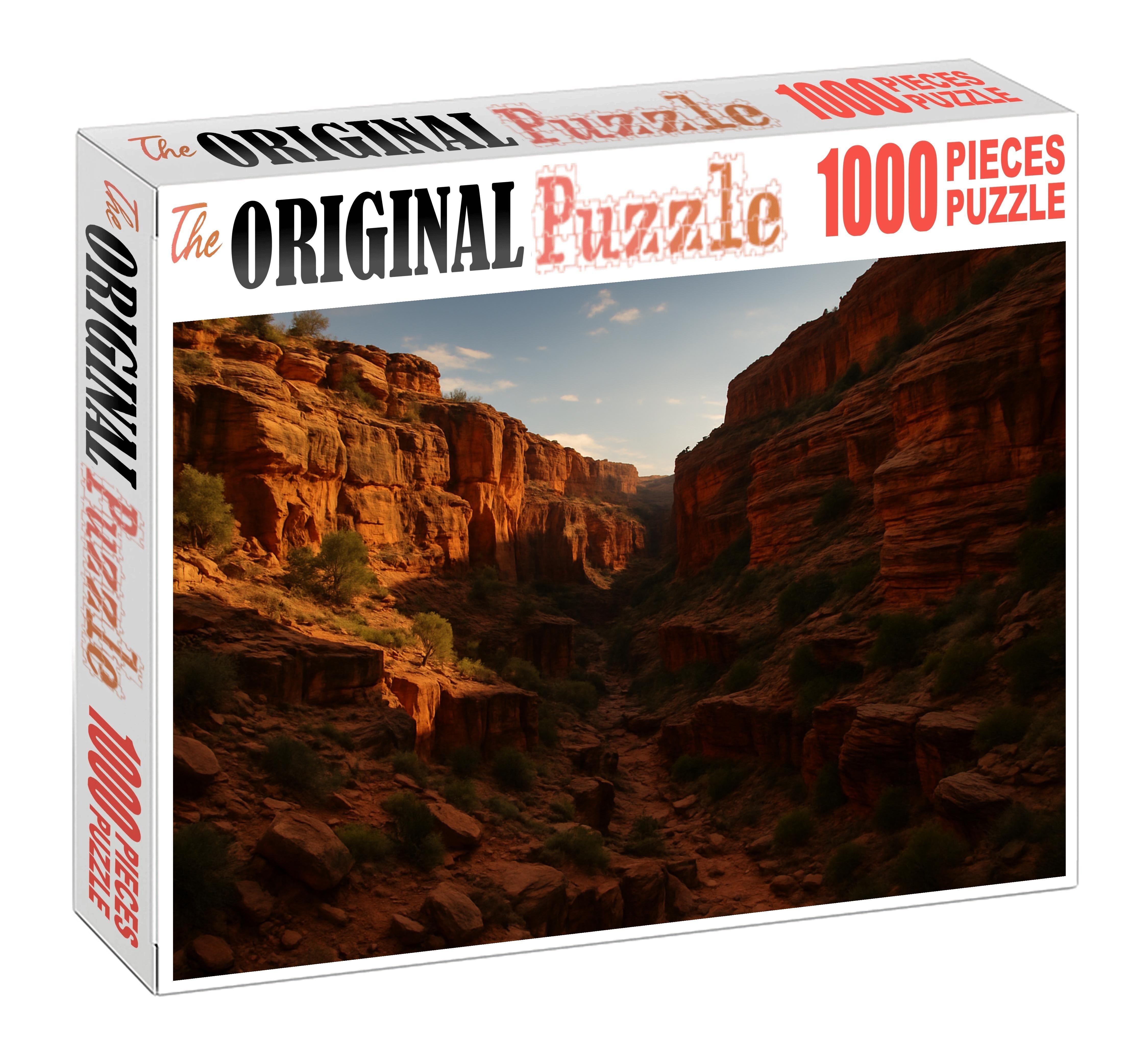 Sunlit Canyon Overlook 500 Piece Puzzle