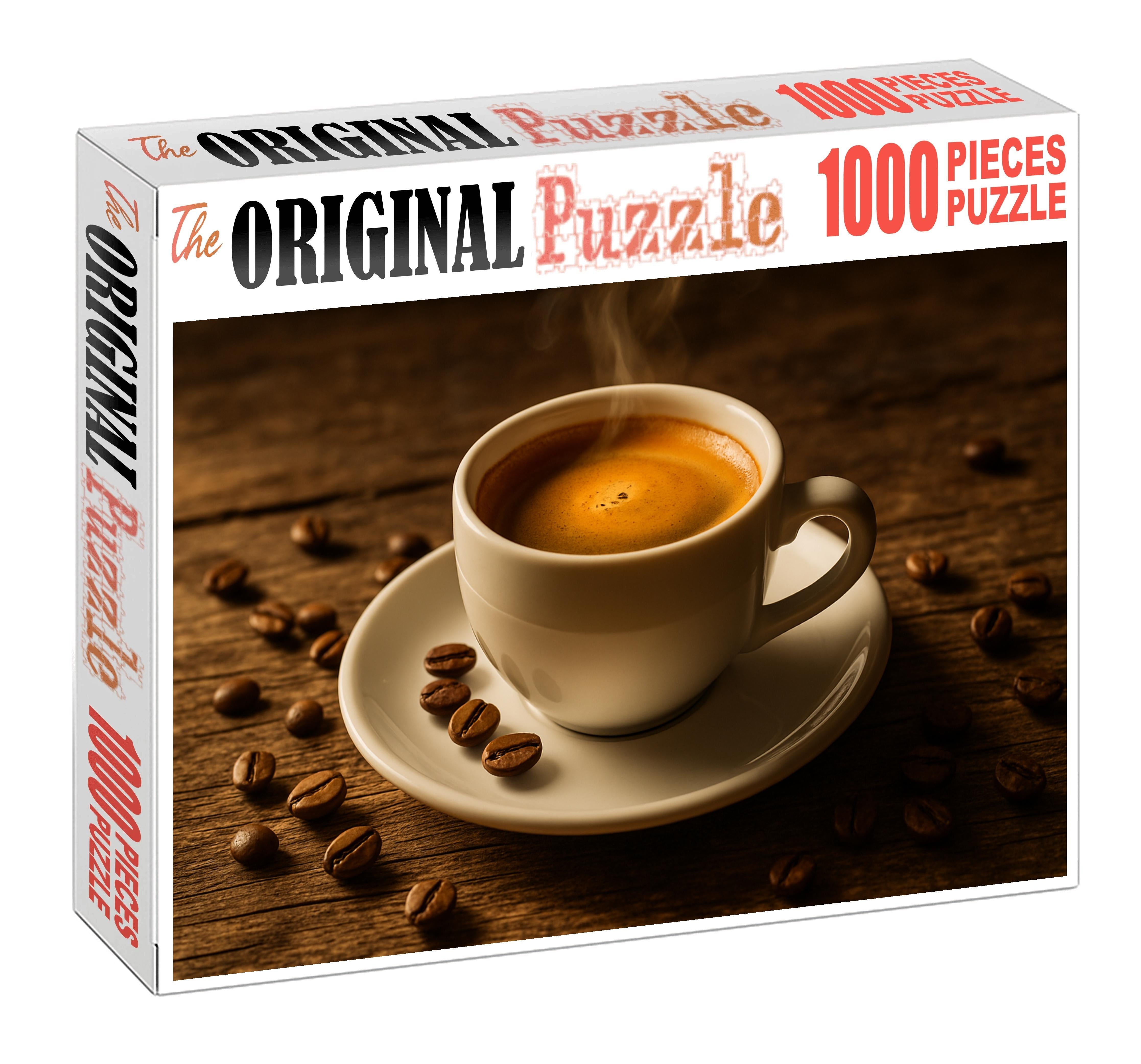 Amber Glow Espresso Premium Puzzle Pieces
