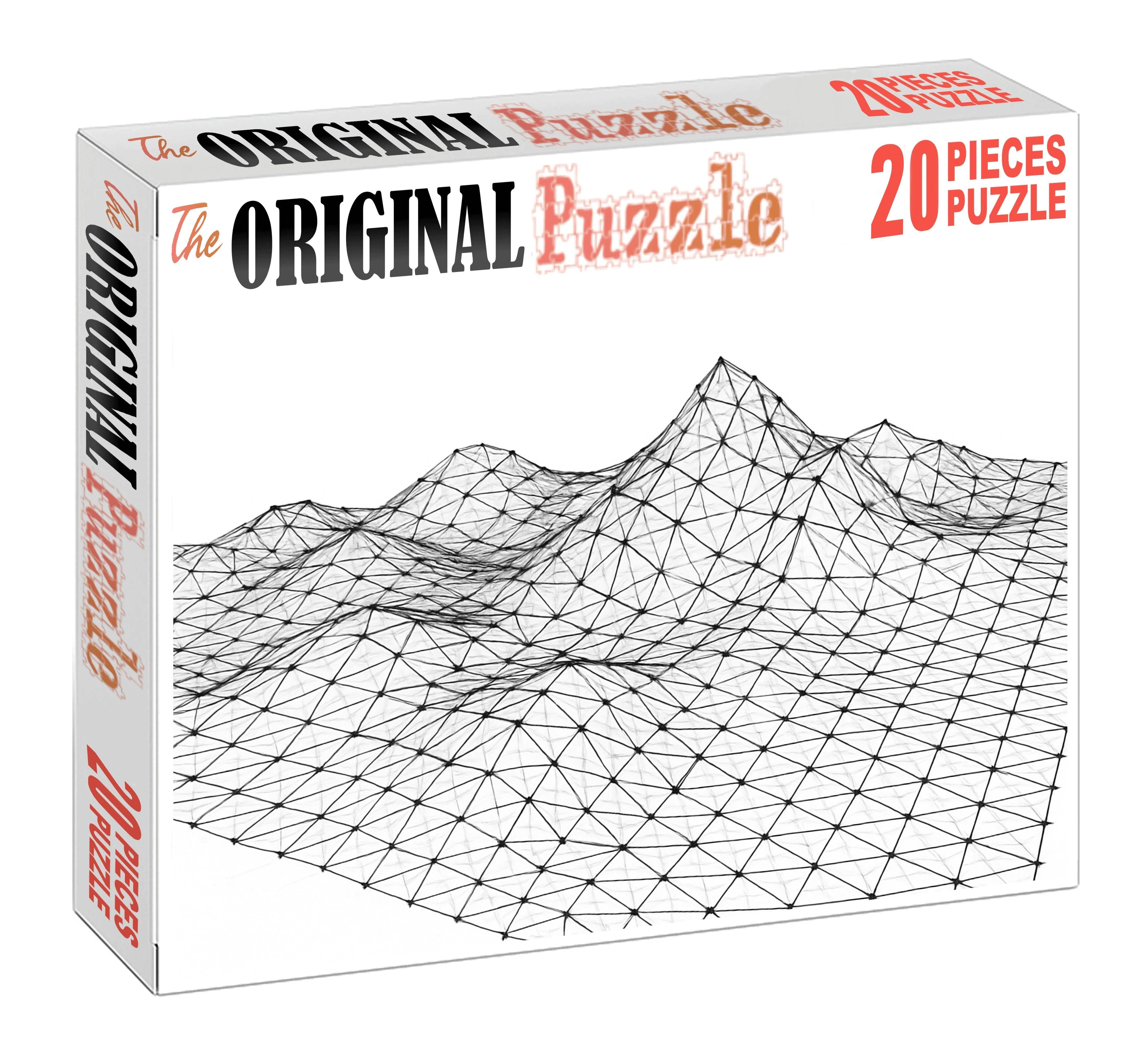 Minimalist Elevation Mesh Diagram Challenging Puzzles