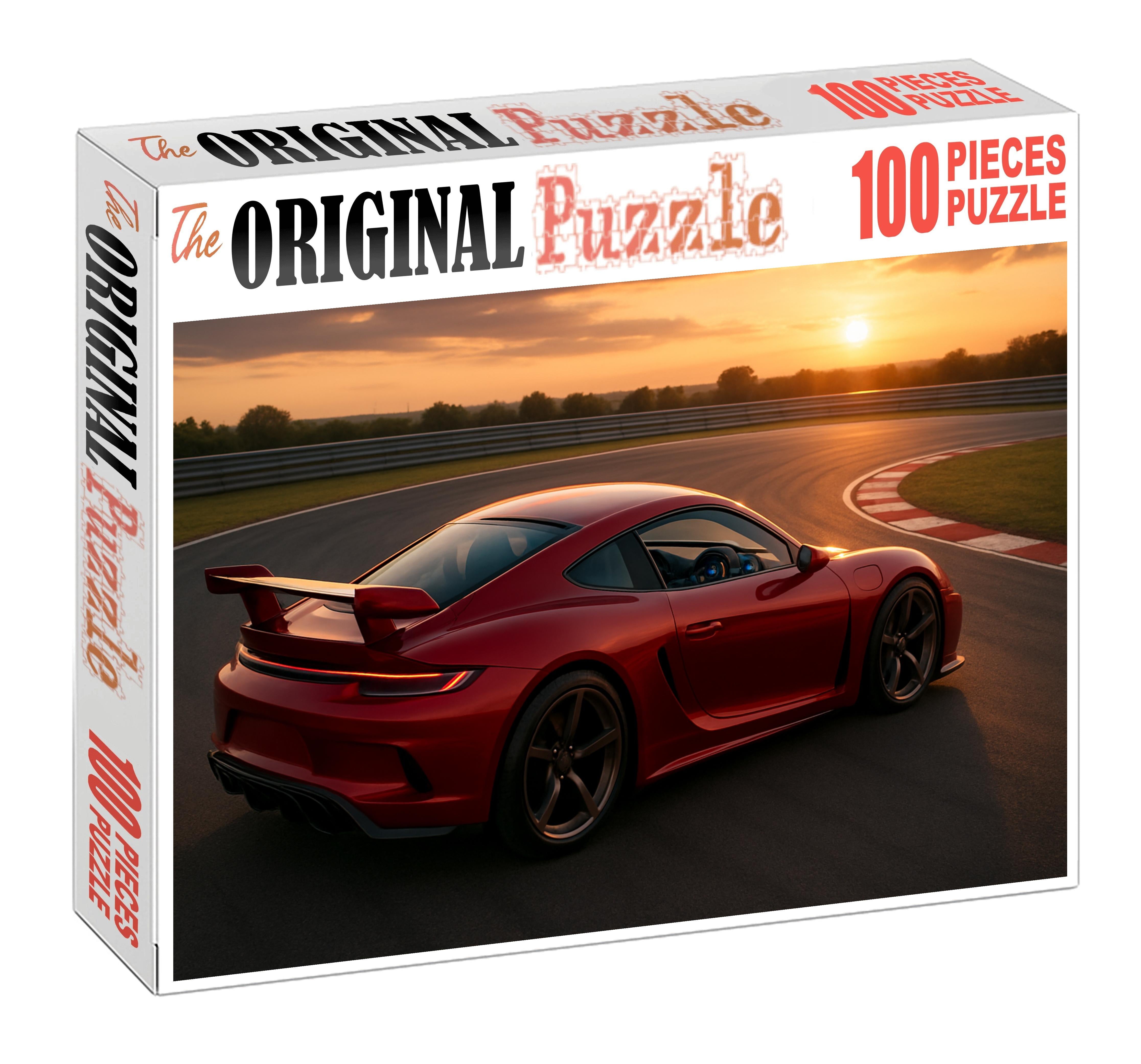 Crimson Talon Rs Twin-turbocharged V8 With Aerodynamic Precision 300 Piece Puzzle