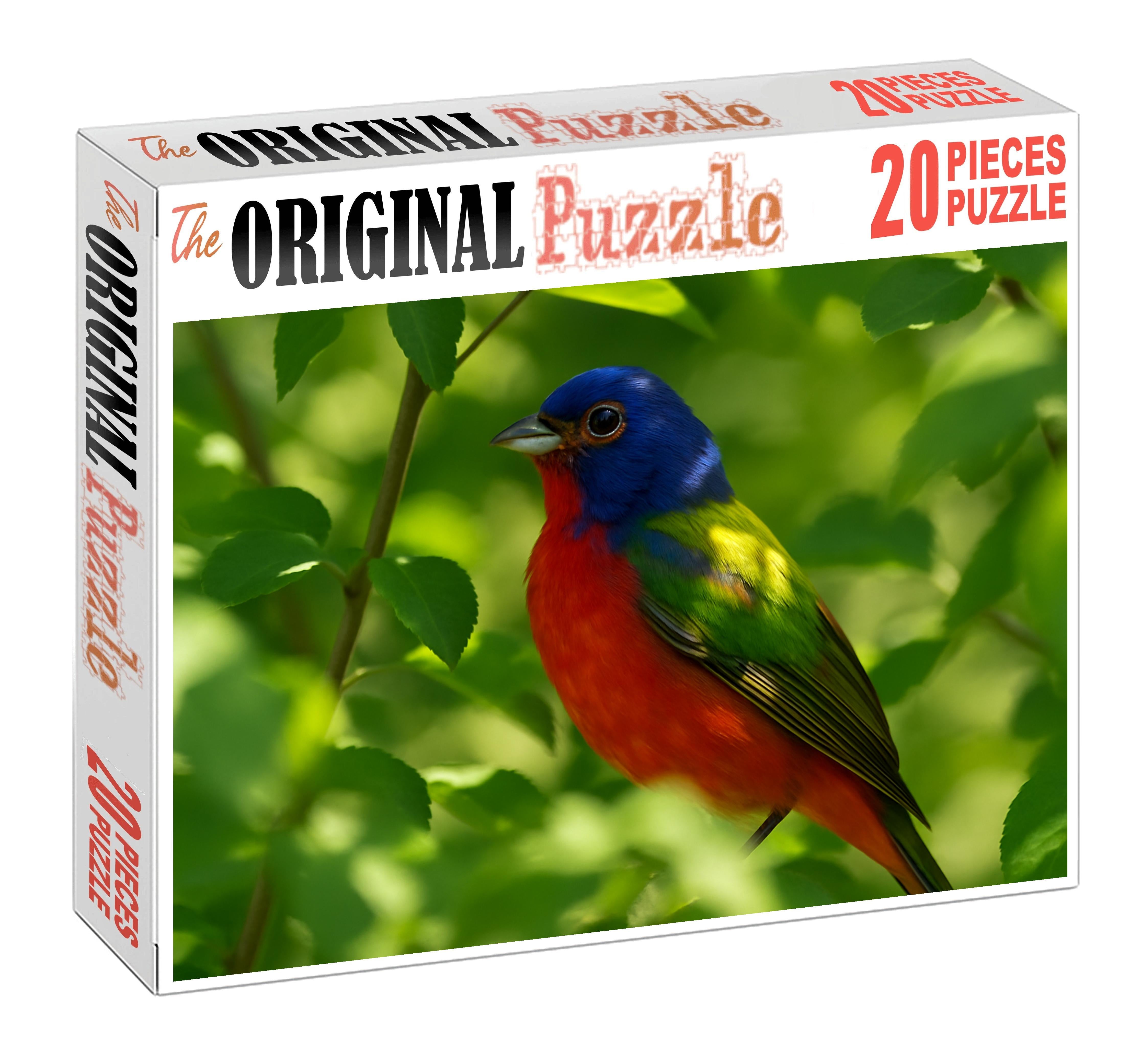 Painted Bunting Rainbow Jewel Of Dense Thickets Puzzle For Kids