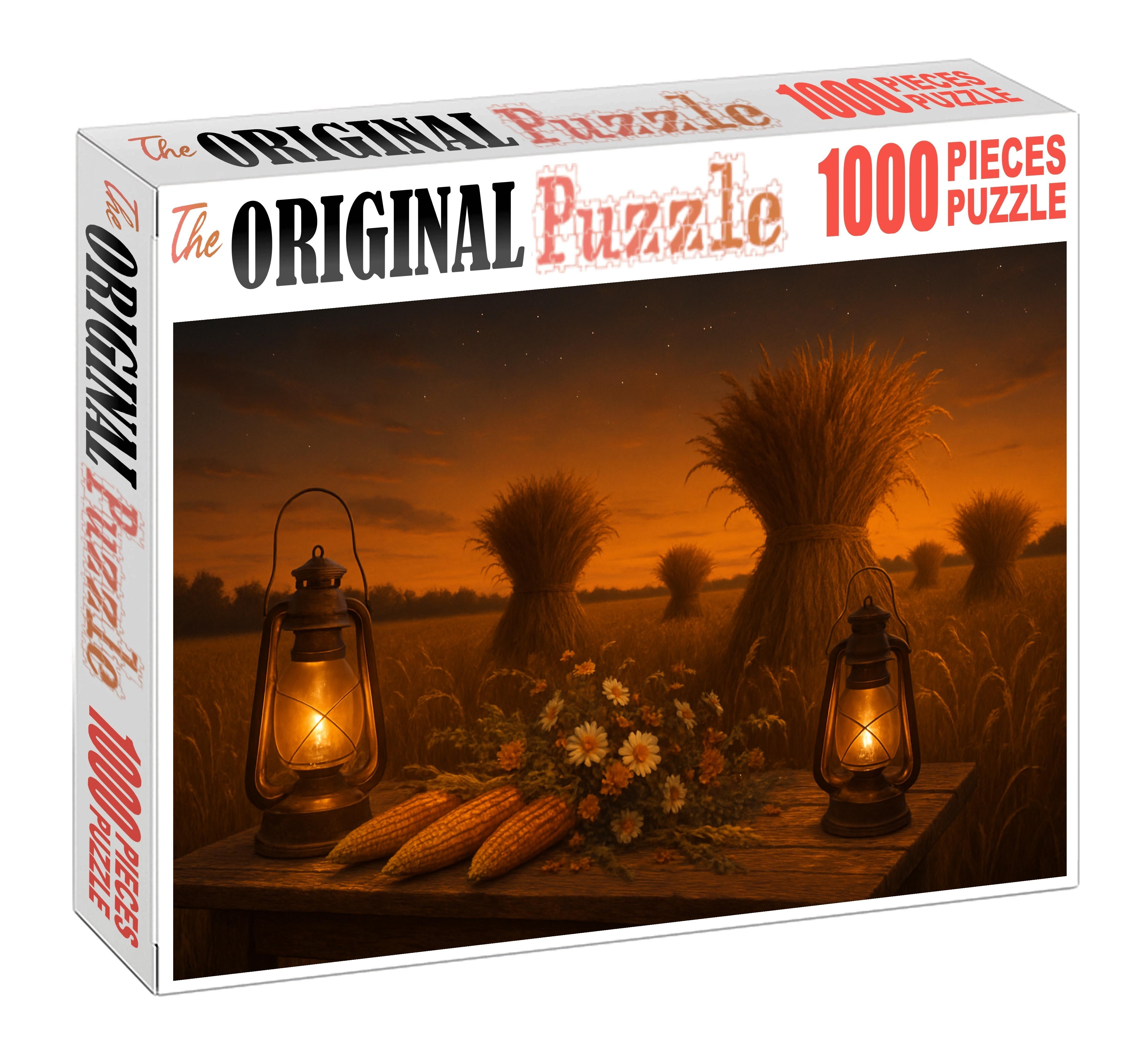 Golden Harvest Twilight Unique Puzzle Design