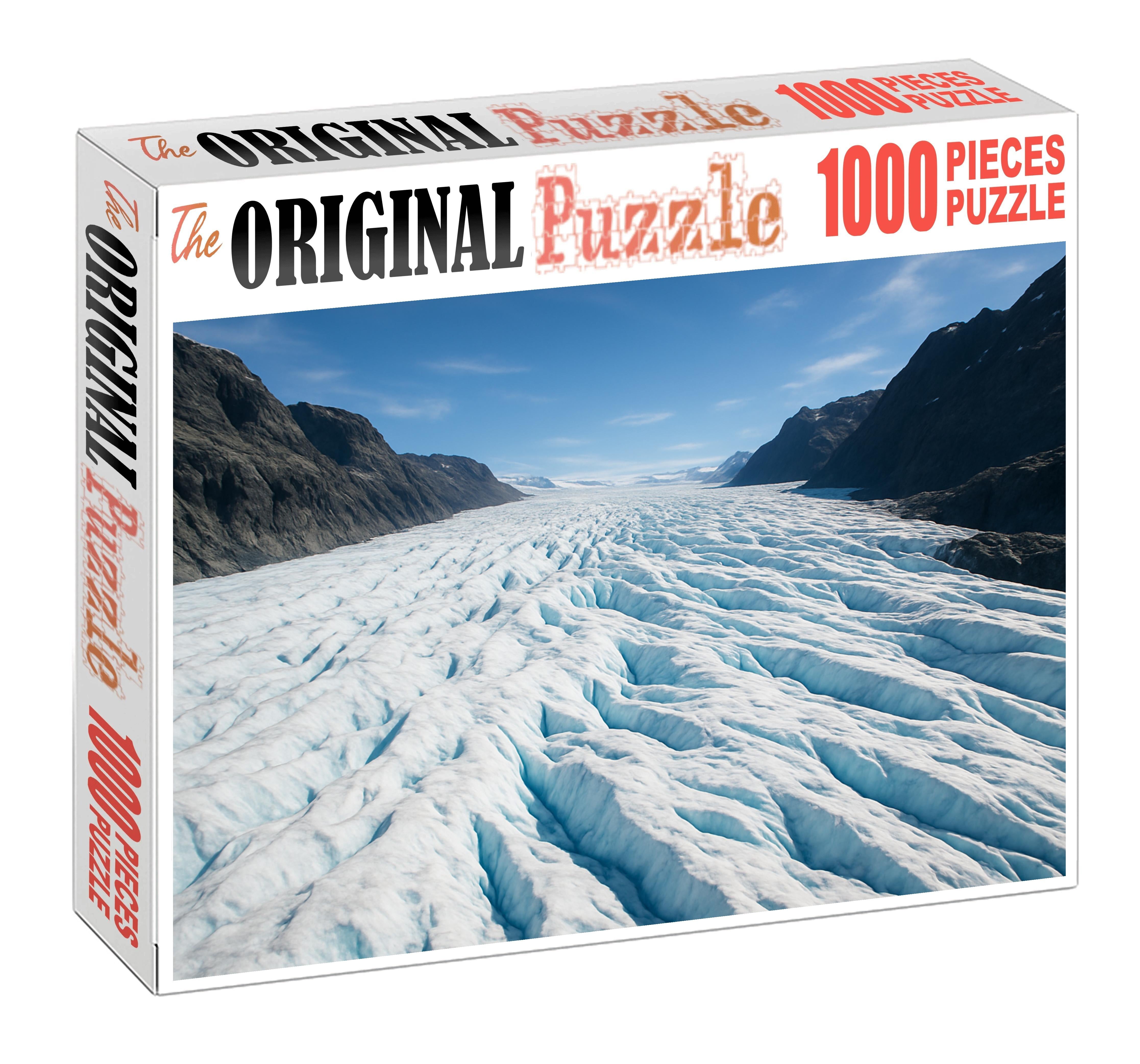Silver Icefield Plateau Custom Jigsaw Puzzle