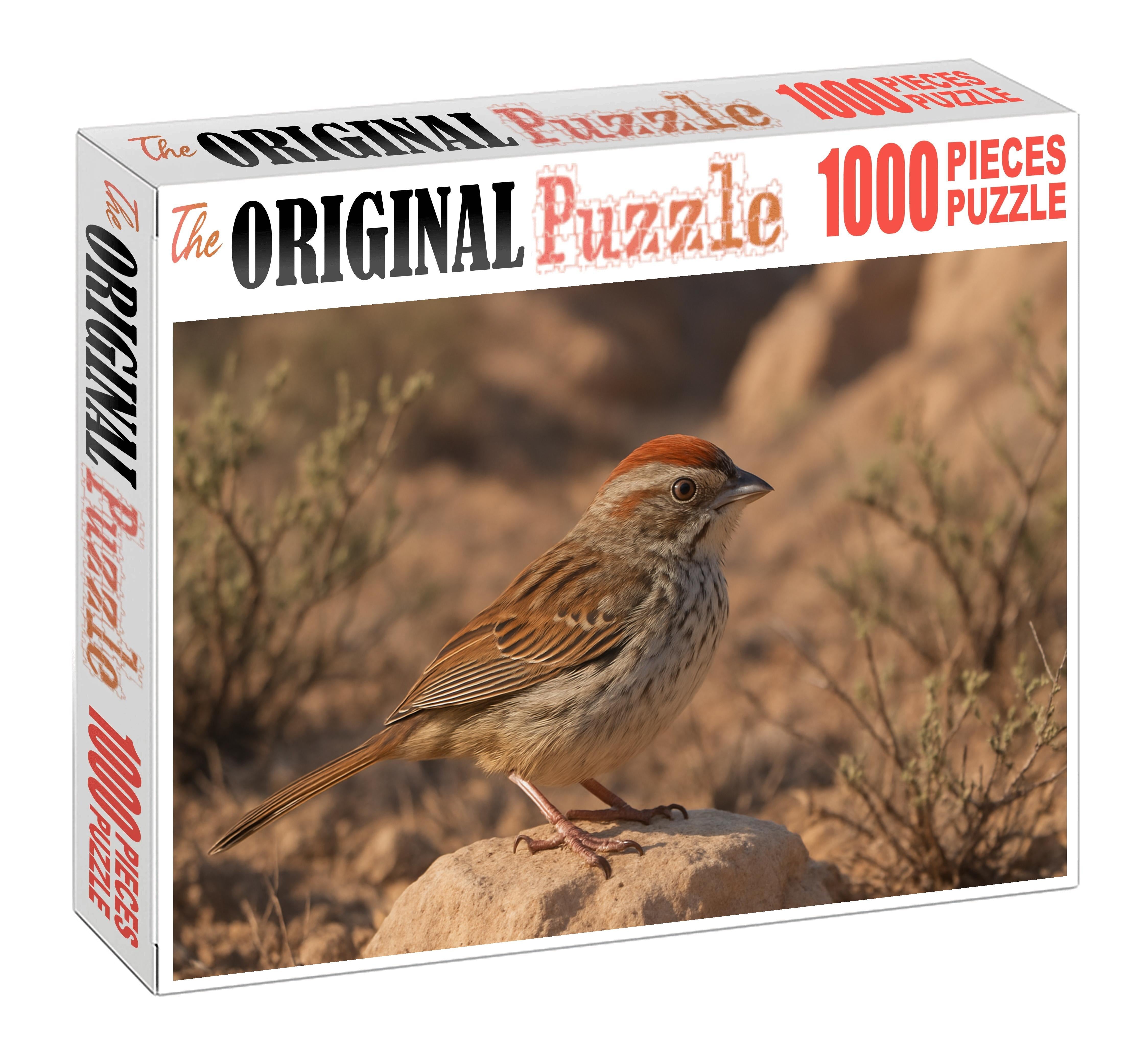 Rufous-crowned Sparrow Secretive Canyon Dweller Puzzle Fun
