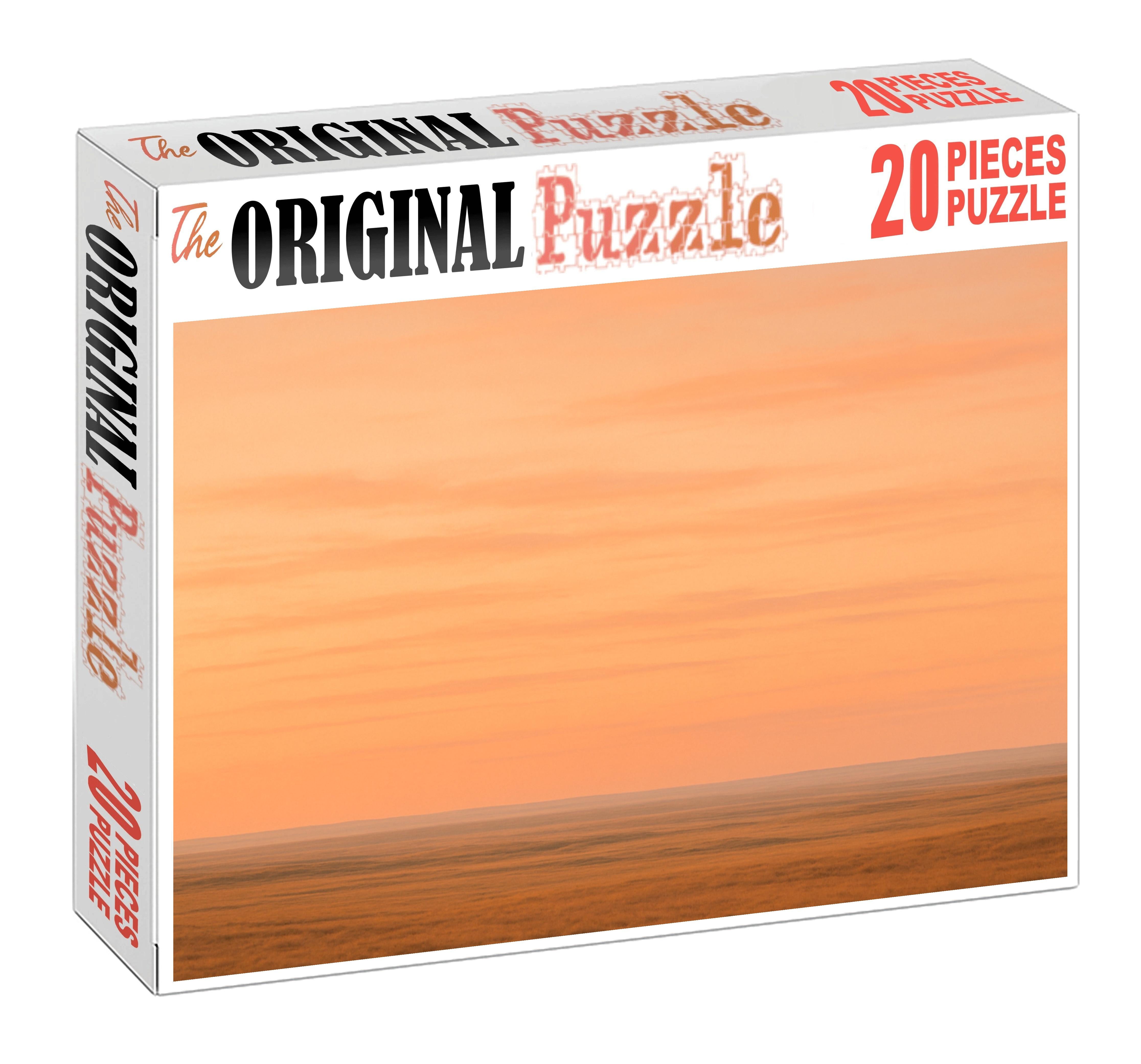 Peachy Cloud Veil 500 Piece Puzzle