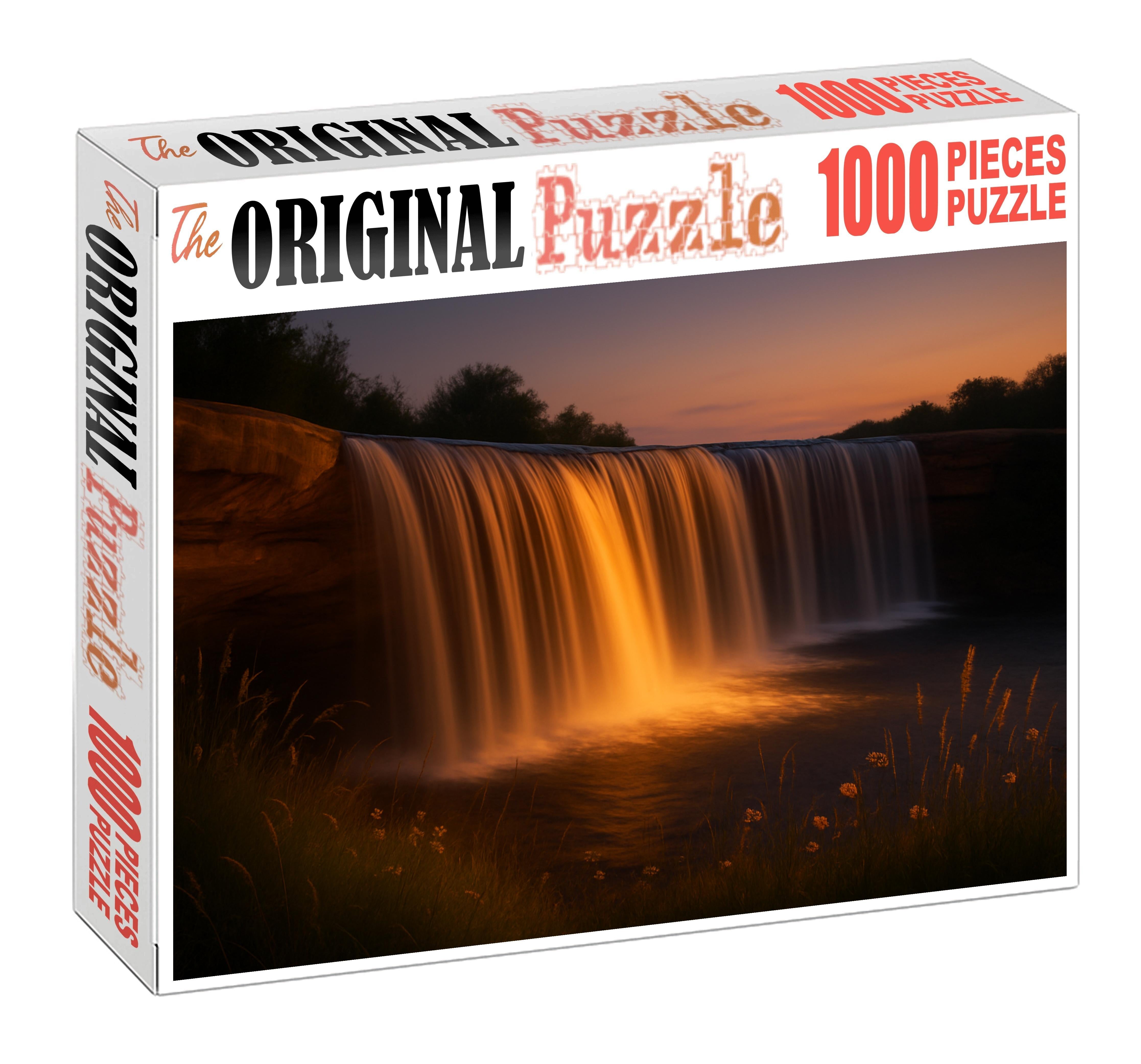 Golden Hour Fanfall 100 Piece Puzzle