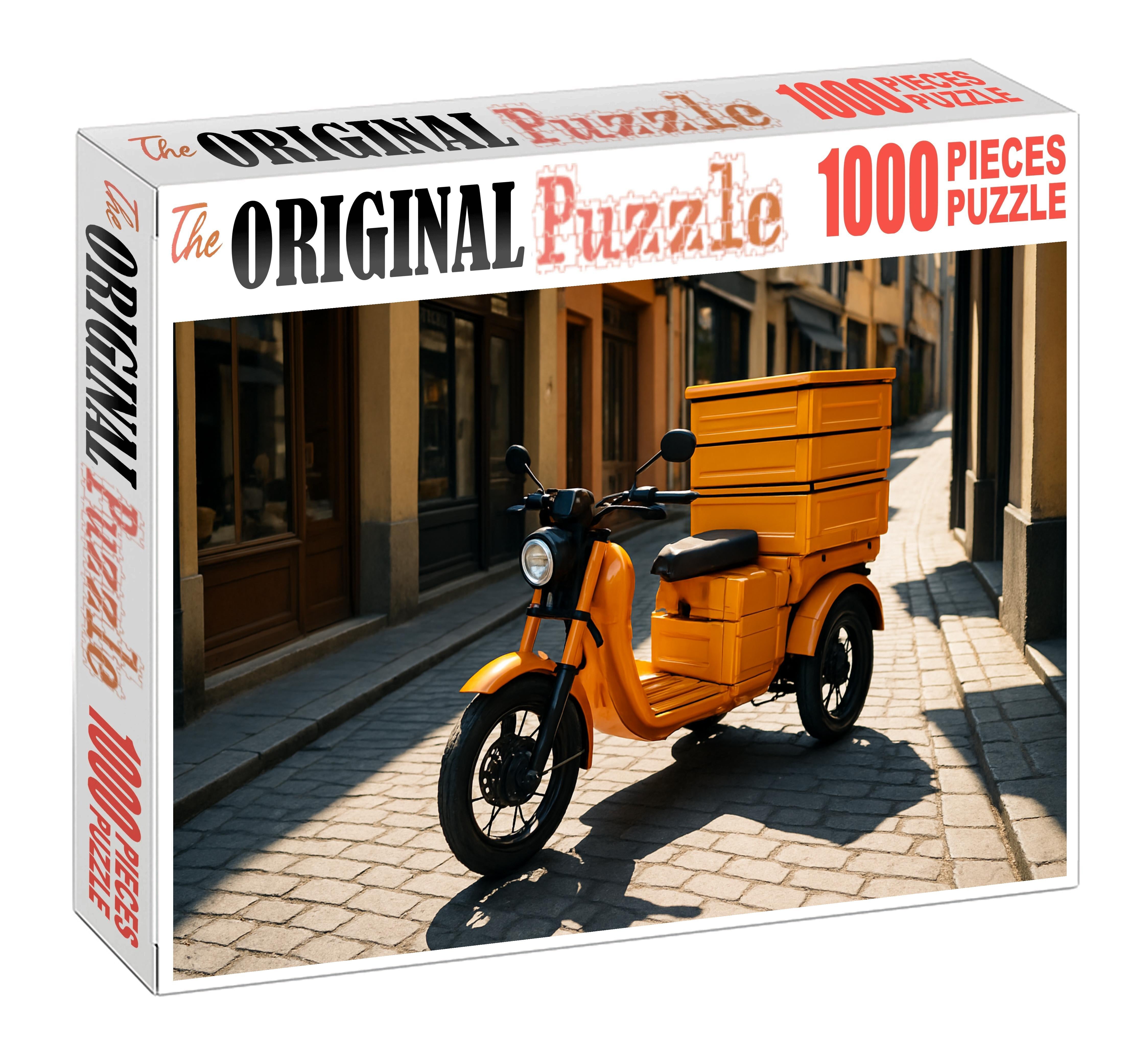Foldable Electric Cargo Tricycle 500 Piece Puzzle