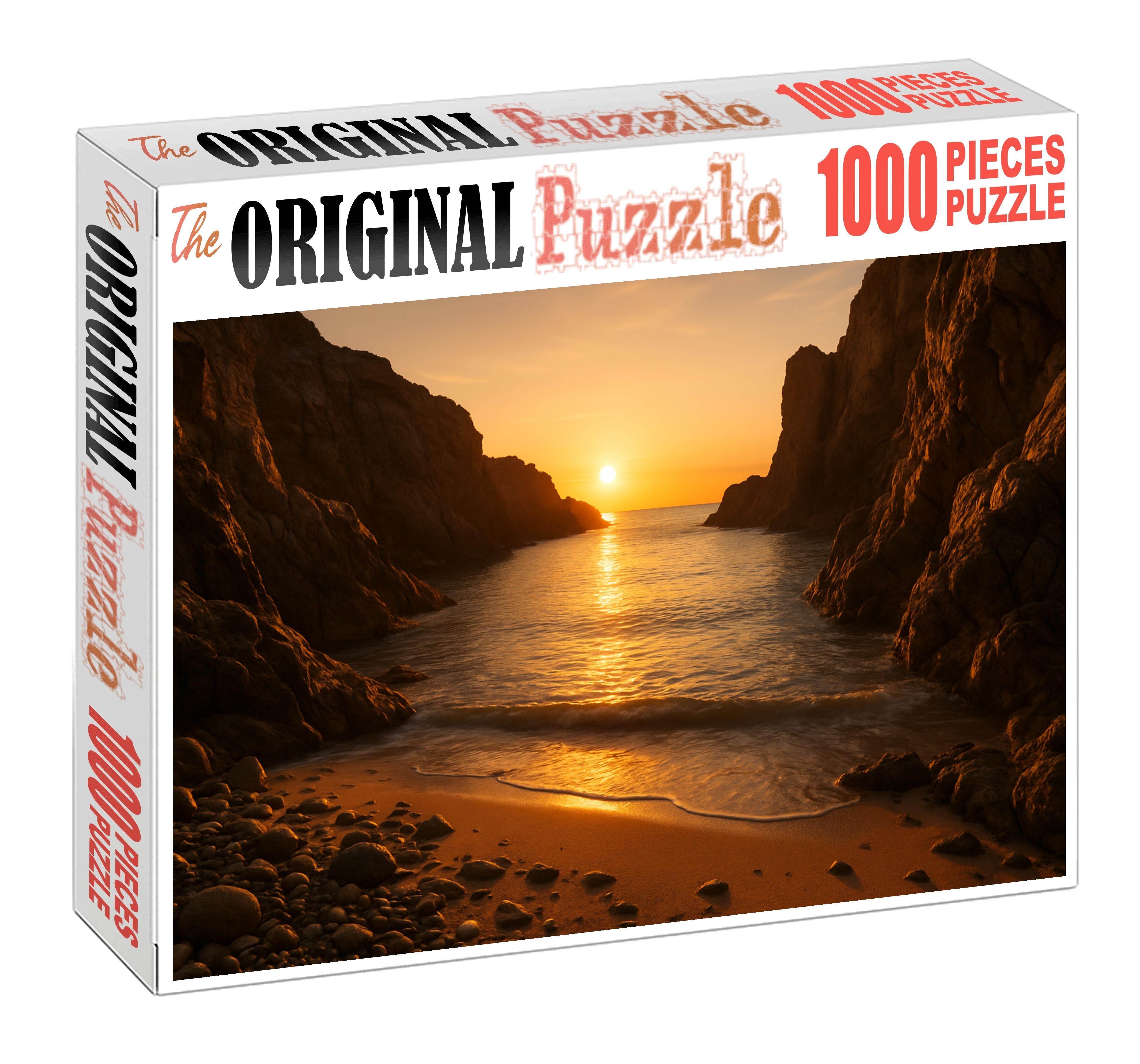 Sunrise Cliff Cove 100 Piece Puzzle