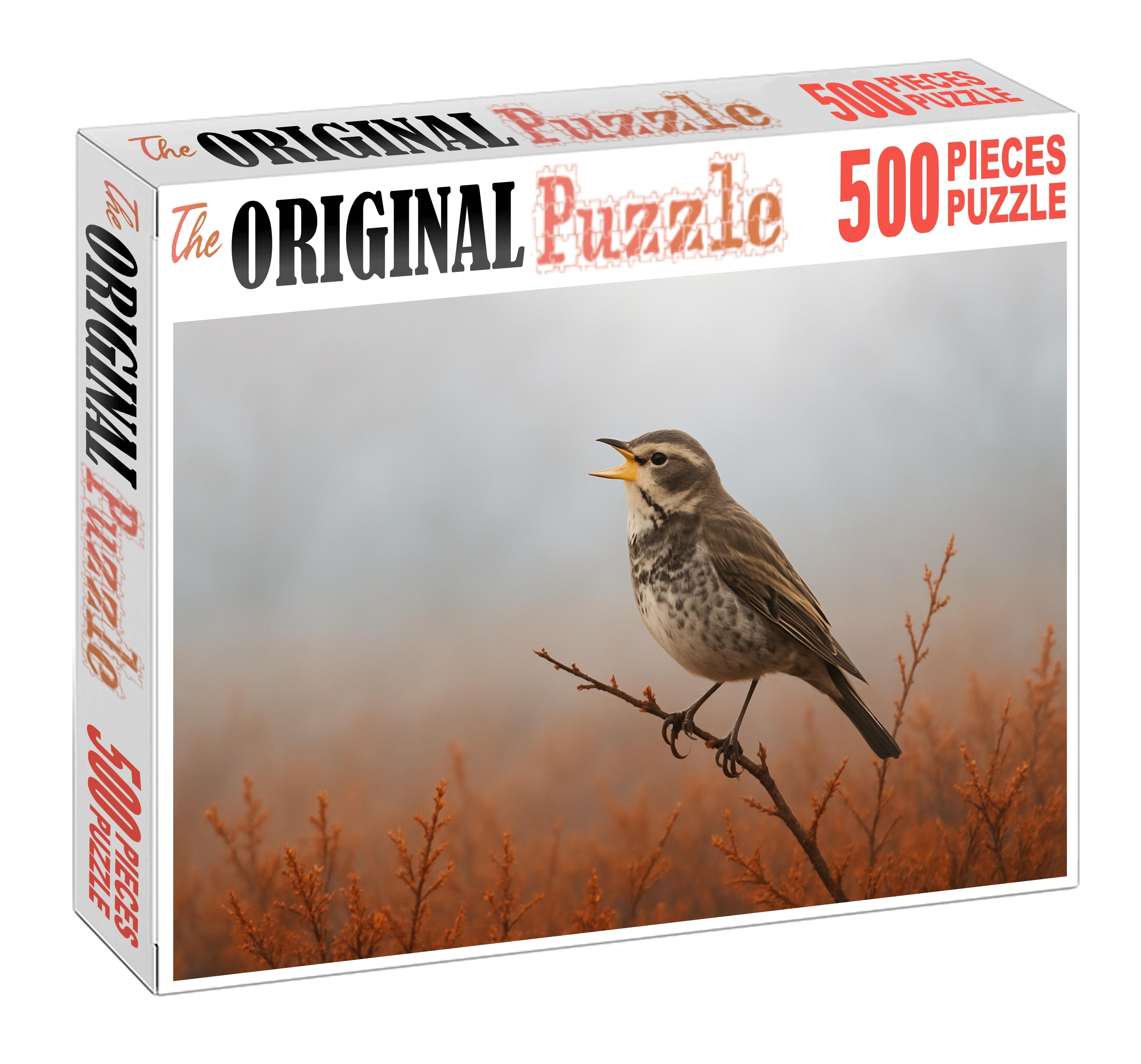 Dusky Thrush Autumnal Songster Of The Shrublands Puzzle For Kids