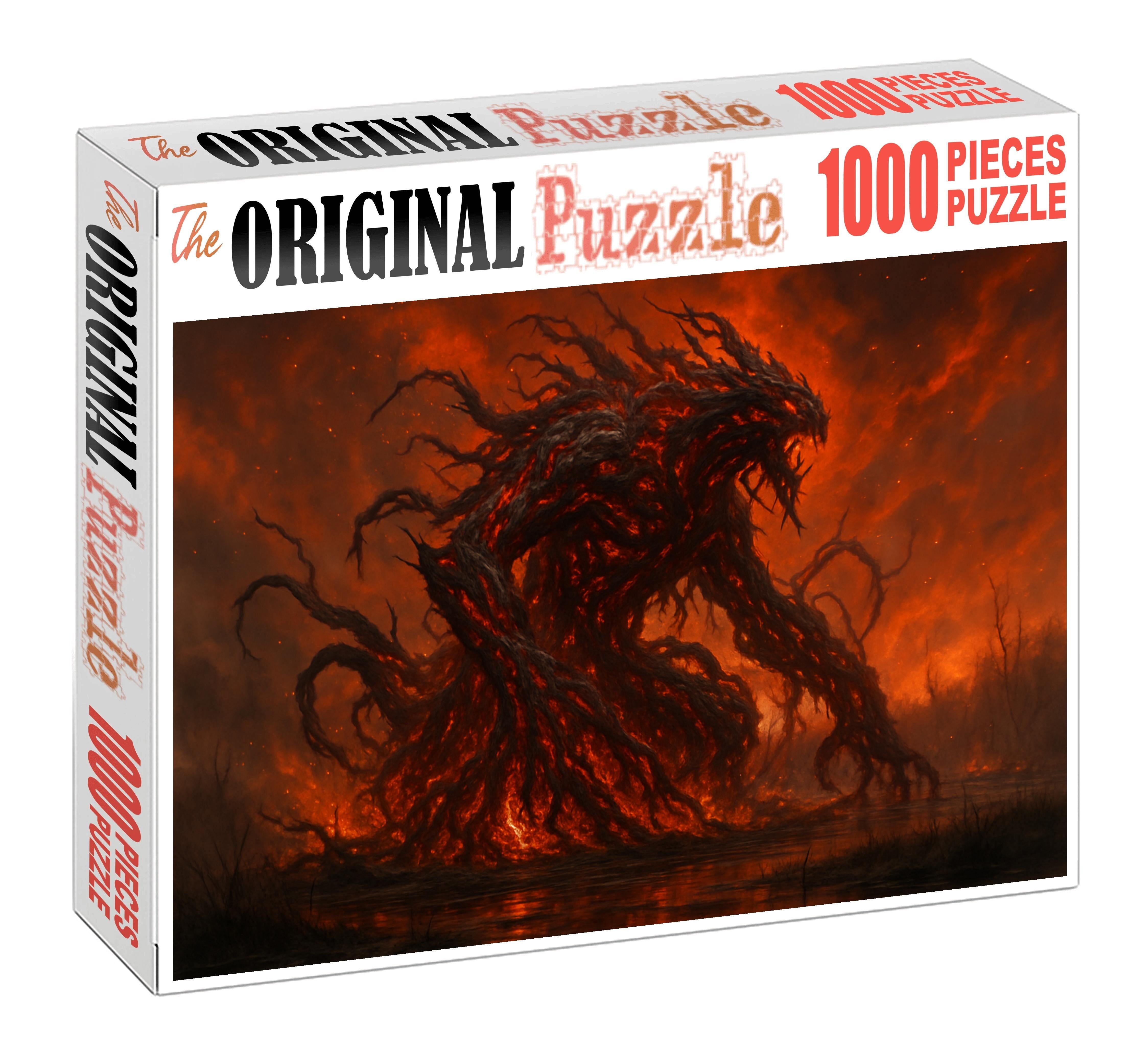 Emberroot Tanglebeast Infernal Guardian Of The Blazing Marsh Puzzle For Adults