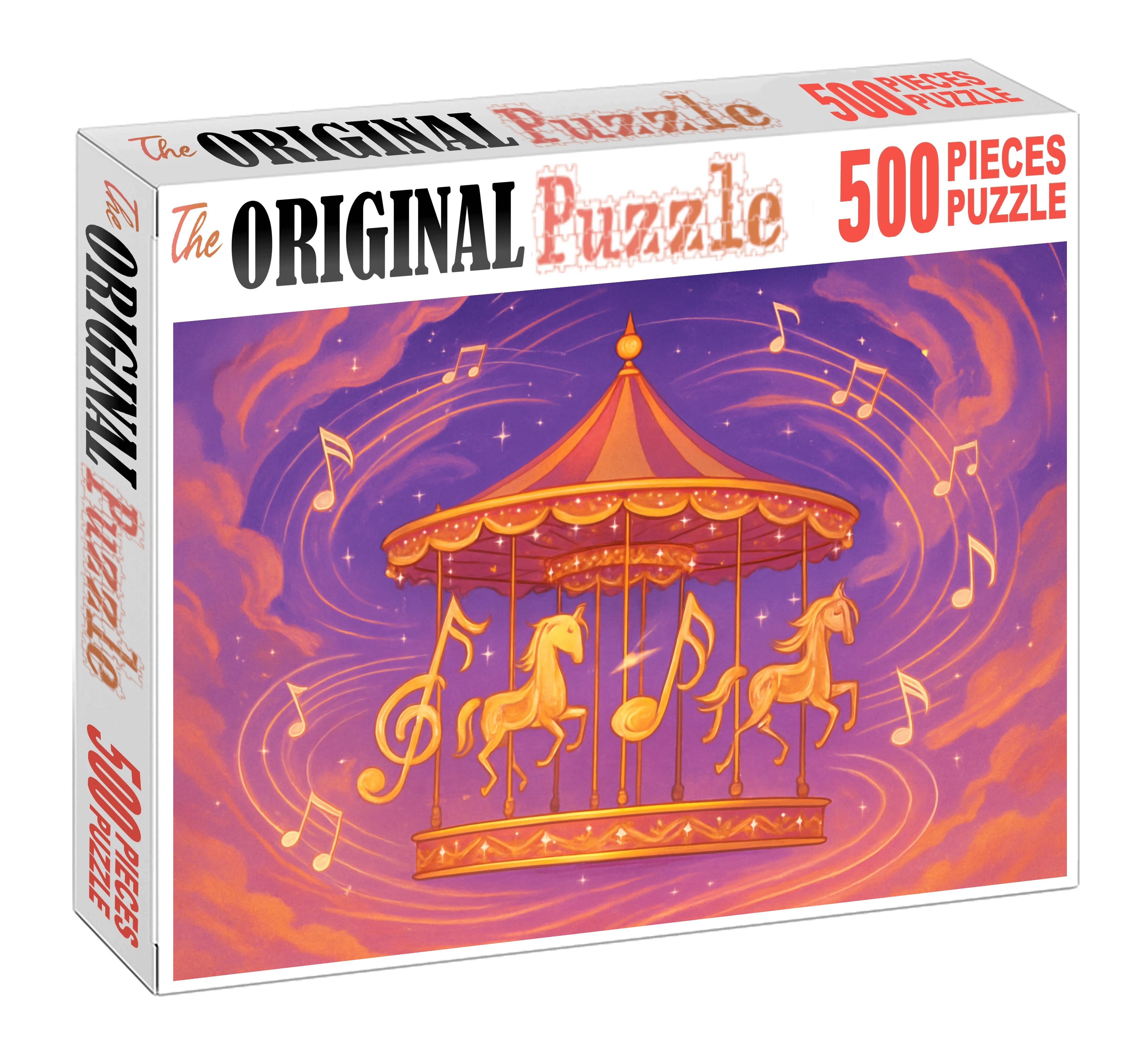 The Carousel Of Floating Musical Notes Puzzle Collection