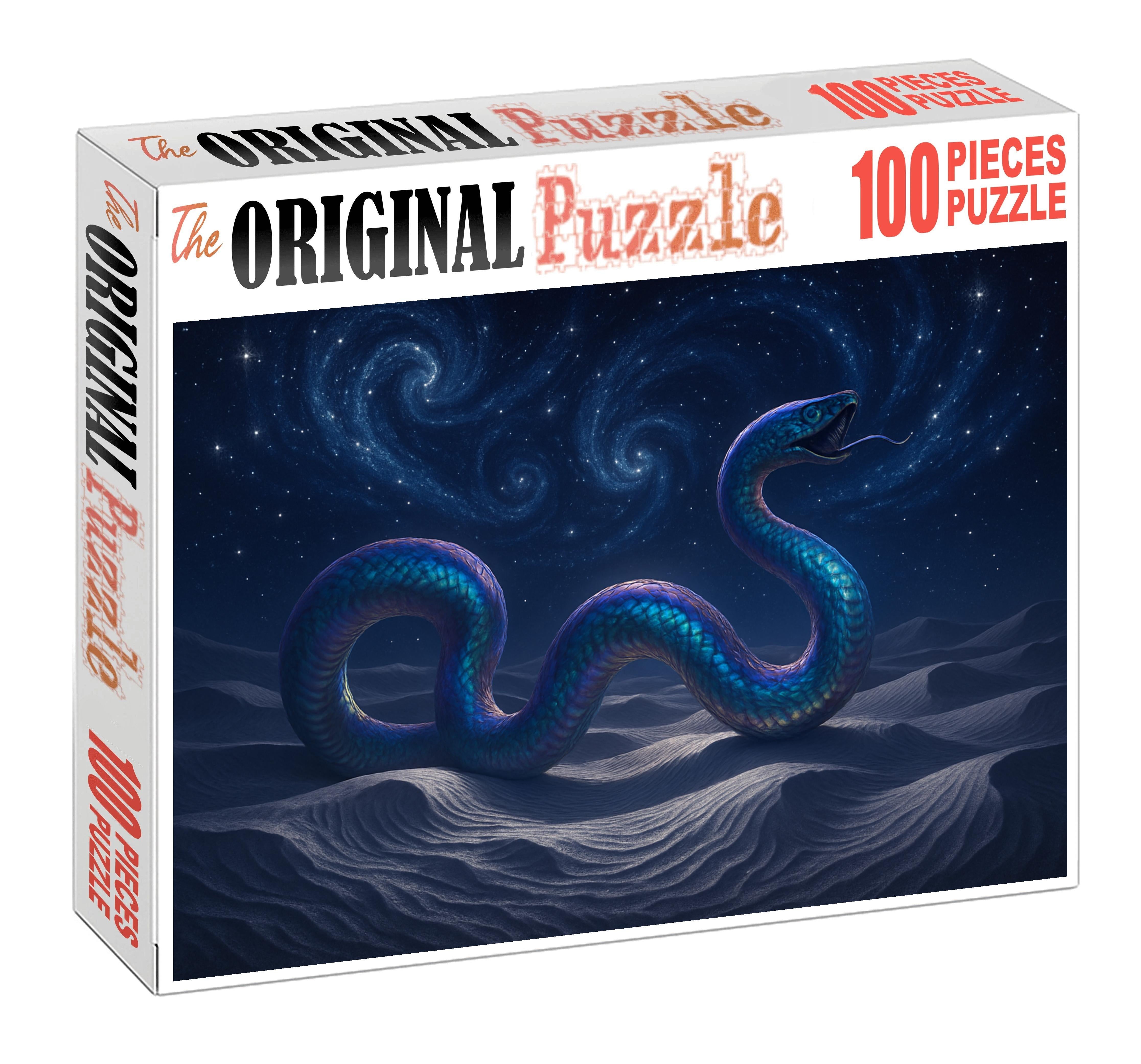 The Serpents Infinite Dance On Moonlit Sands 1000 Piece Puzzle
