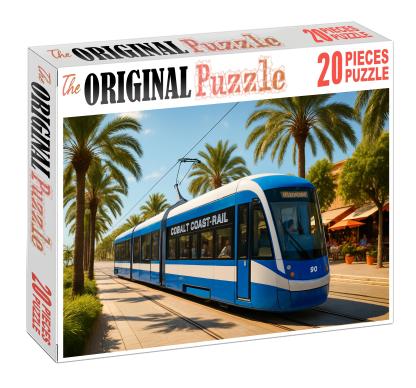 Cobalt Coast Light Rail Modern Electric Tram System With Sleek Low-floor Cars Challenging Puzzles