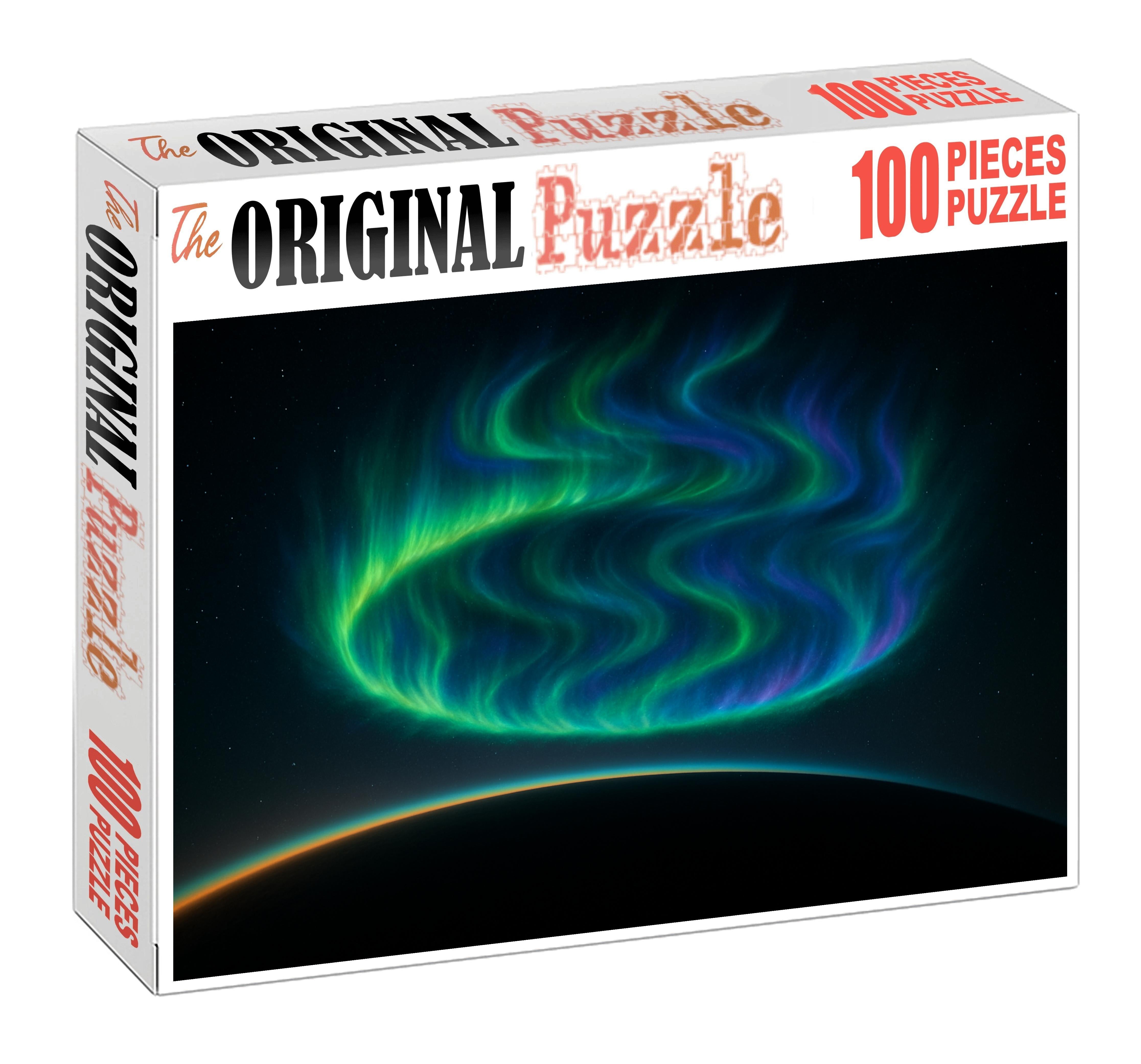 Iridescent Aurora Crown 100 Piece Puzzle