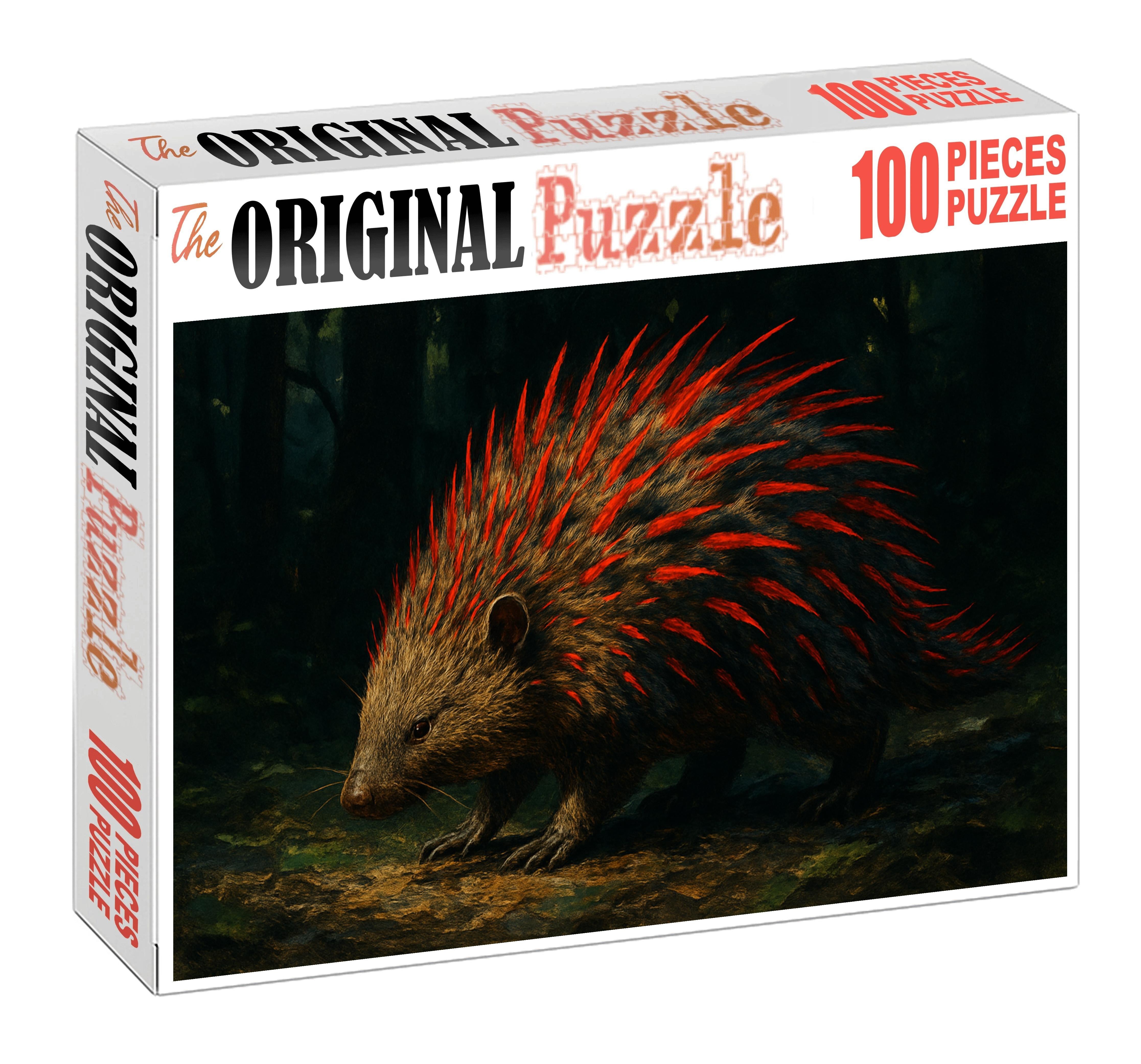 Crimson Bristleback Forest Floor Forager 50 Piece Puzzle