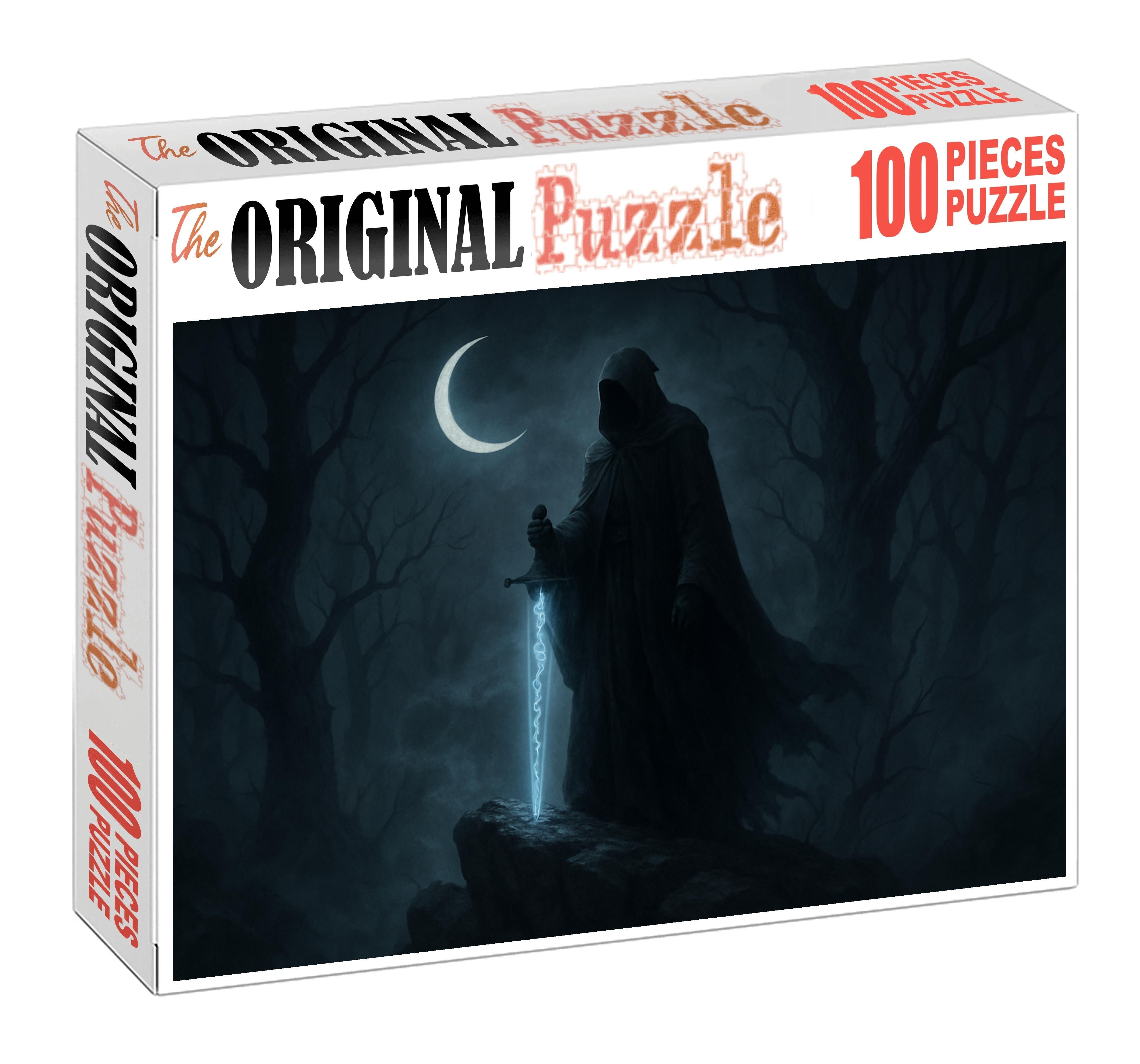 Dark Fantasy Graphic Novel Brooding Heroes In Mystical Realms Custom Jigsaw Puzzle