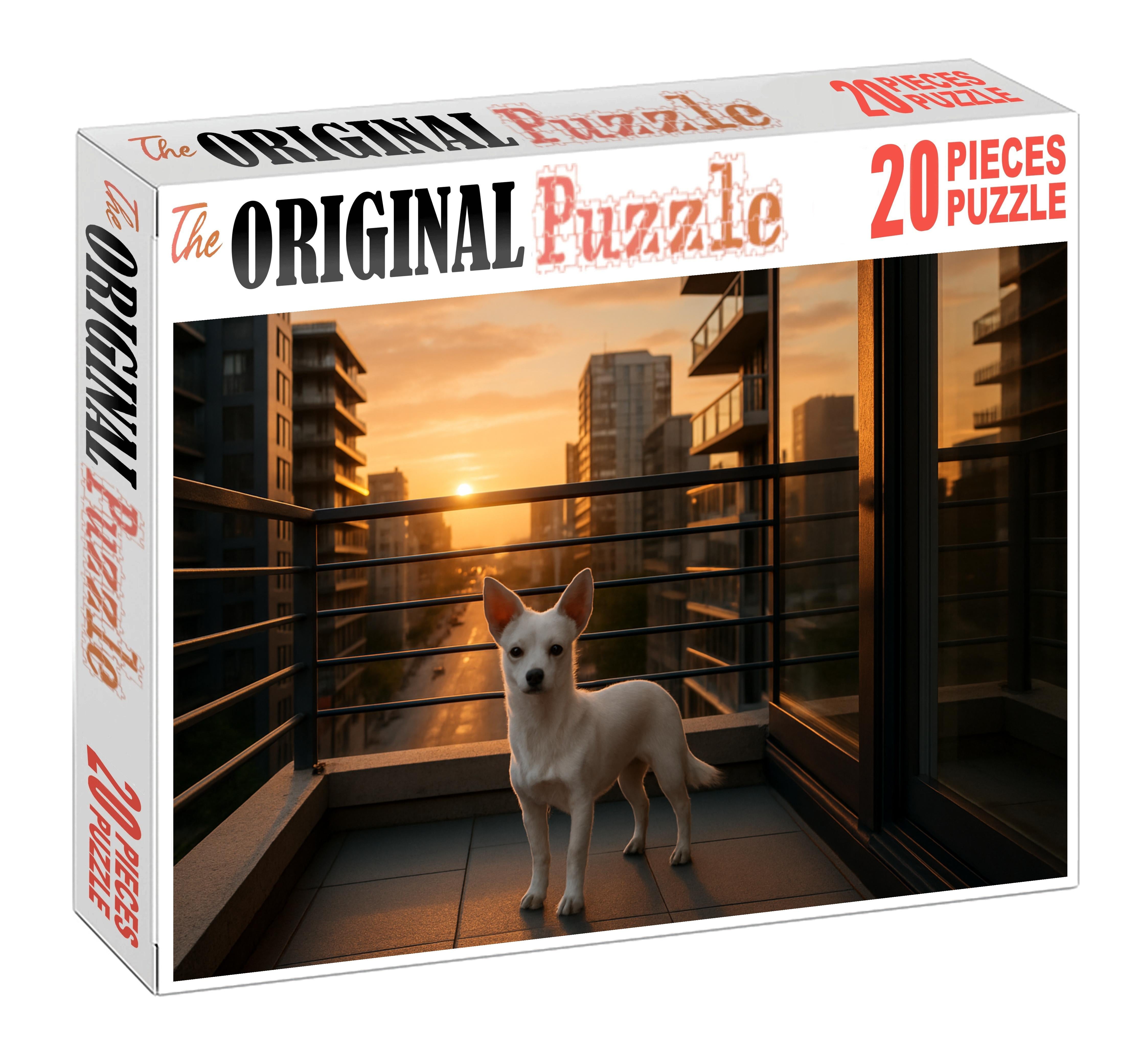 Pearl Gleam Pure White Toy Guard With Watchful Spirit Custom Jigsaw Puzzle