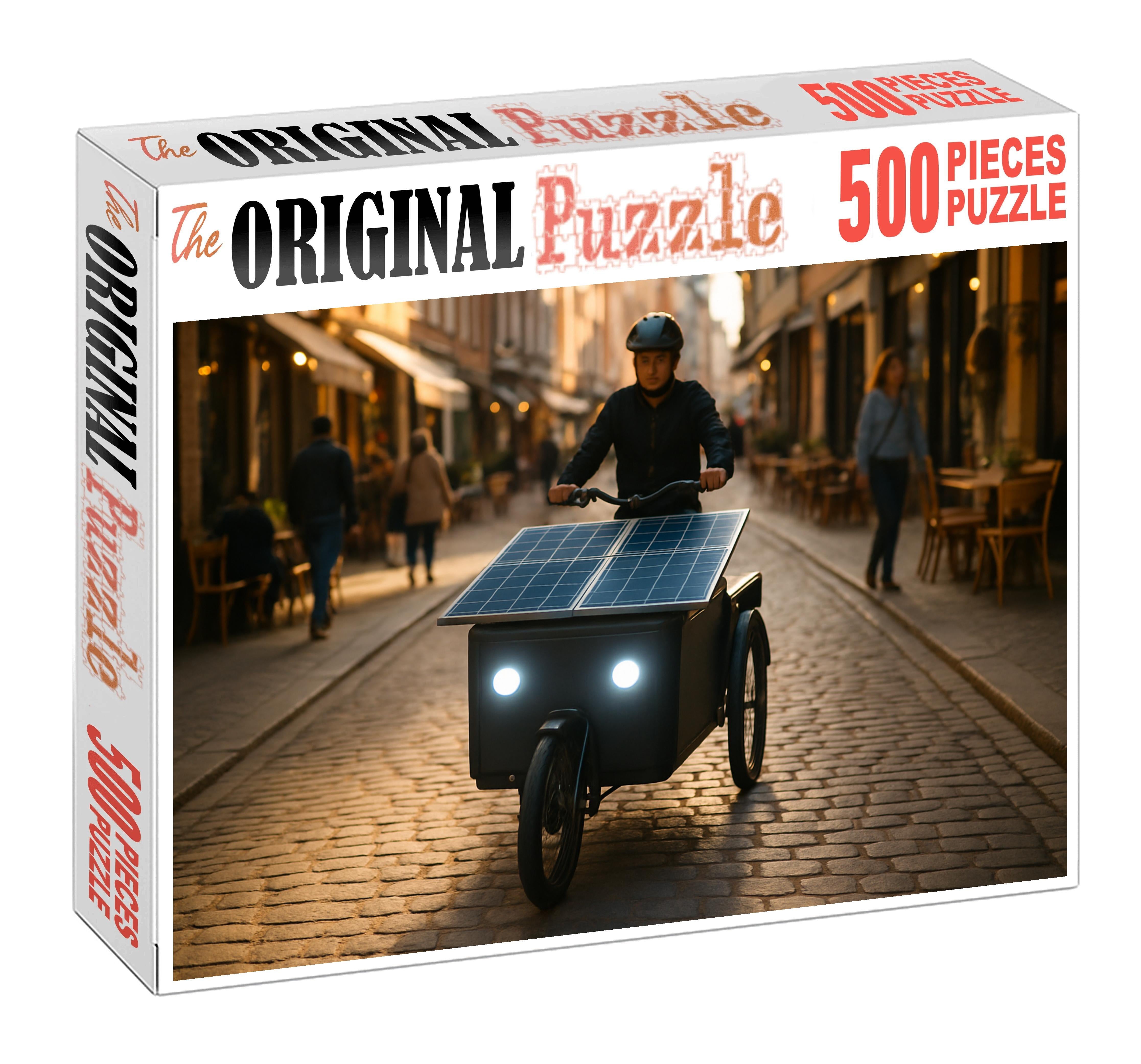 Solar-enhanced Cargo Bike 500 Piece Puzzle