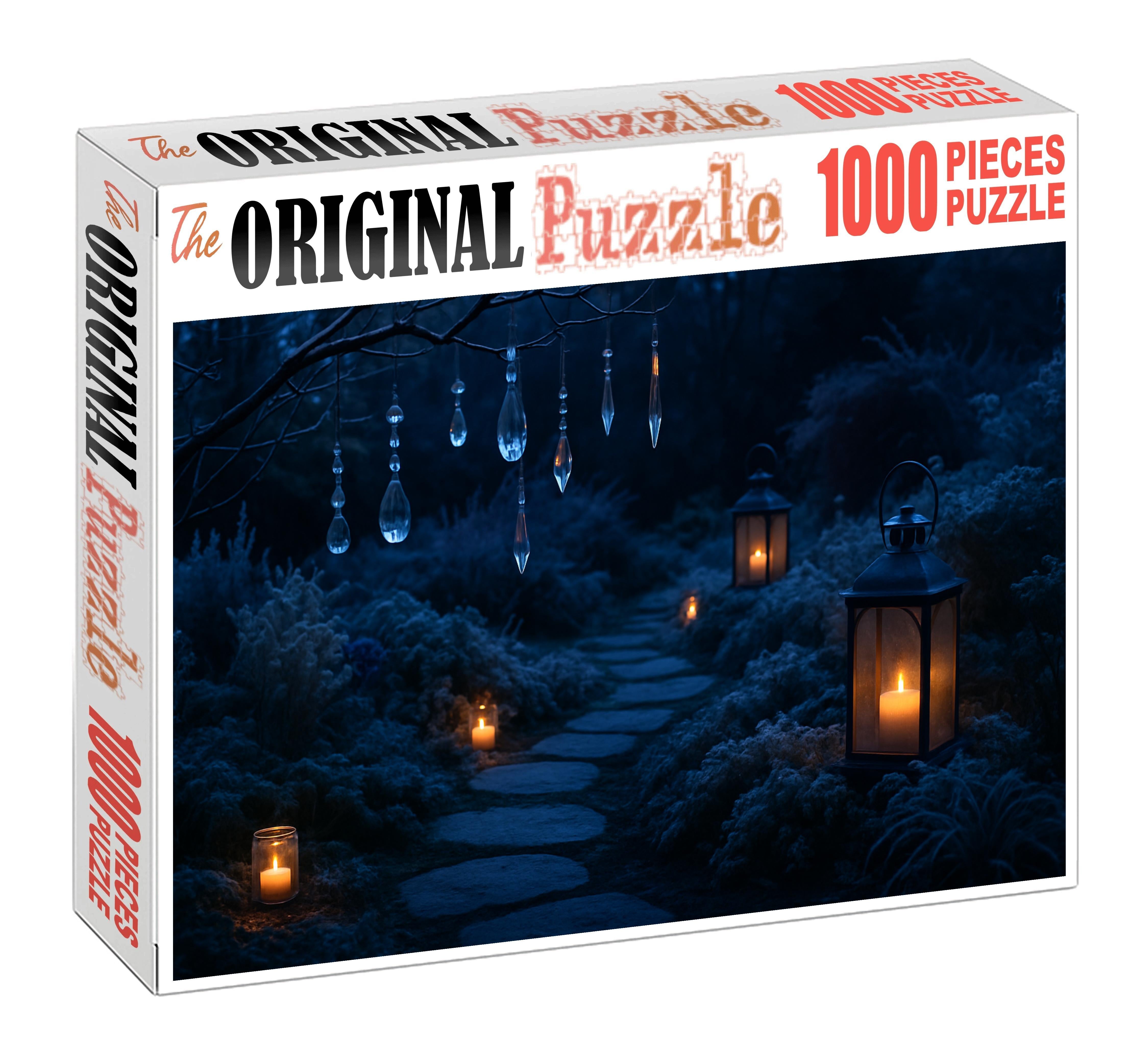 Twilight Frost Garden Crystal Ornaments And Soft Candlelight Puzzle Fun