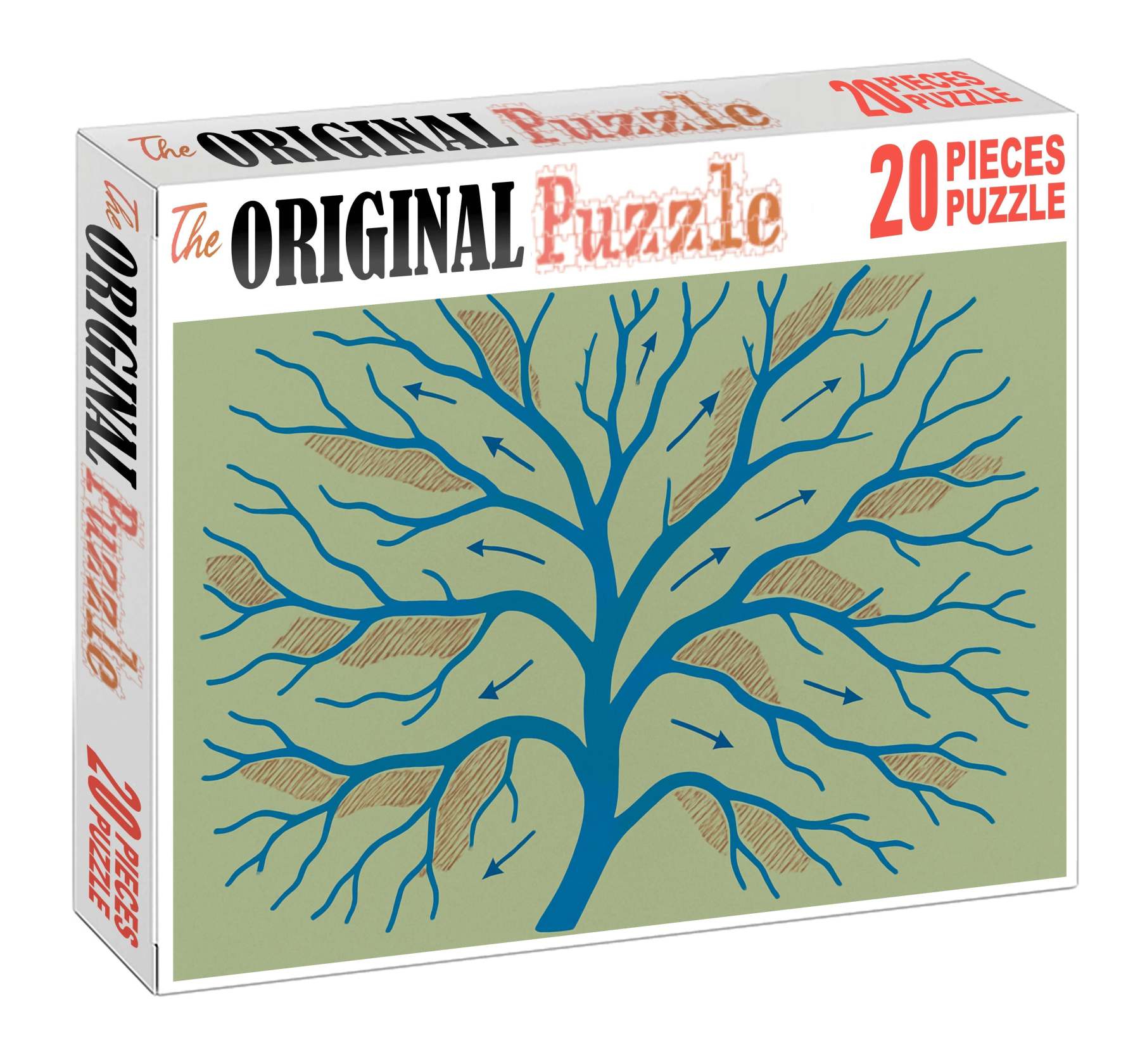 River Delta Hydrodynamic Flowchart Mini Puzzle