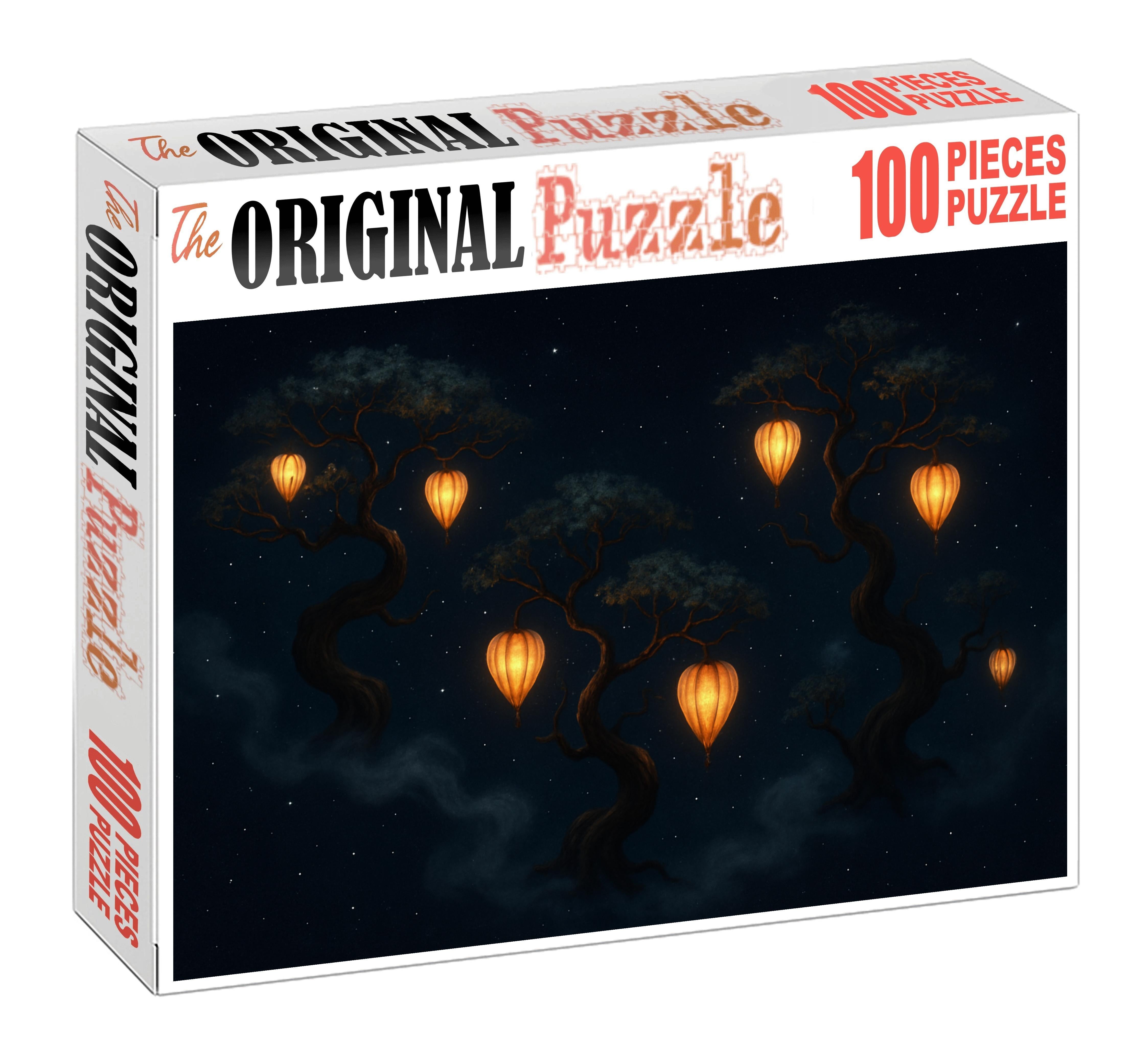 Celestial Orchard Of Floating Lantern Fruits Puzzle Collection
