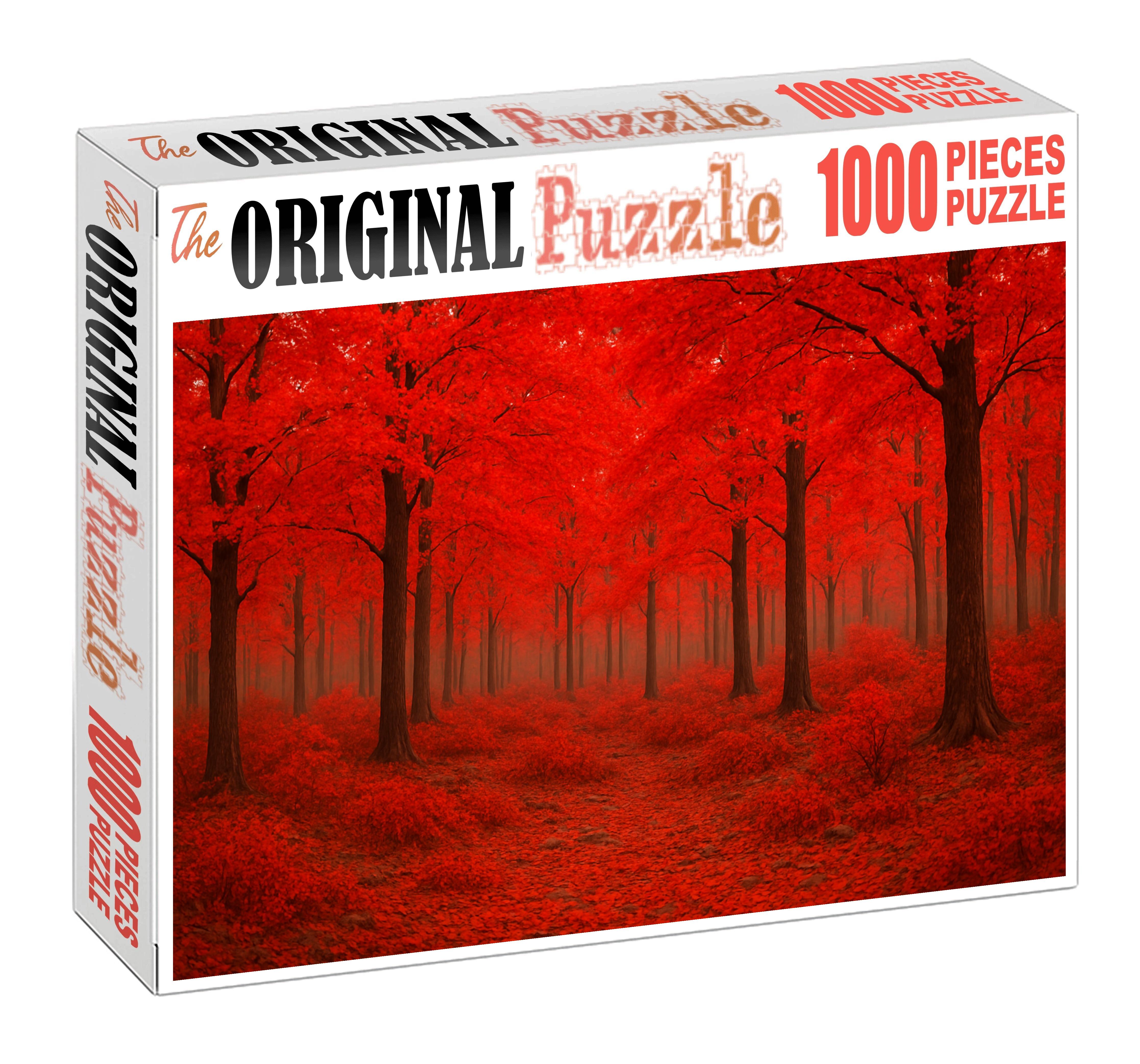 Crimson Canopy Crossing Puzzle Collection