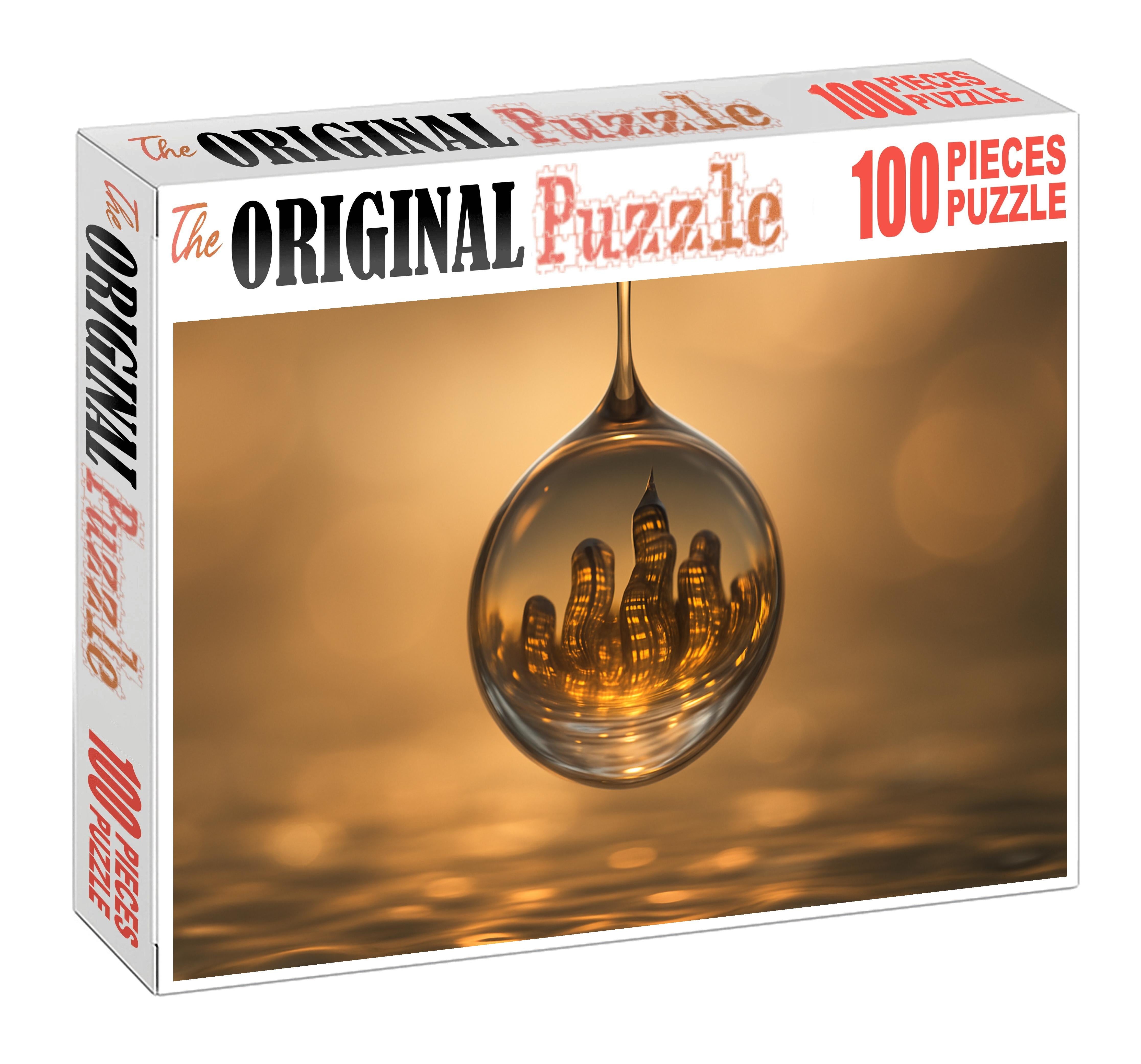 Cityscape In A Droplet Puzzle Fun