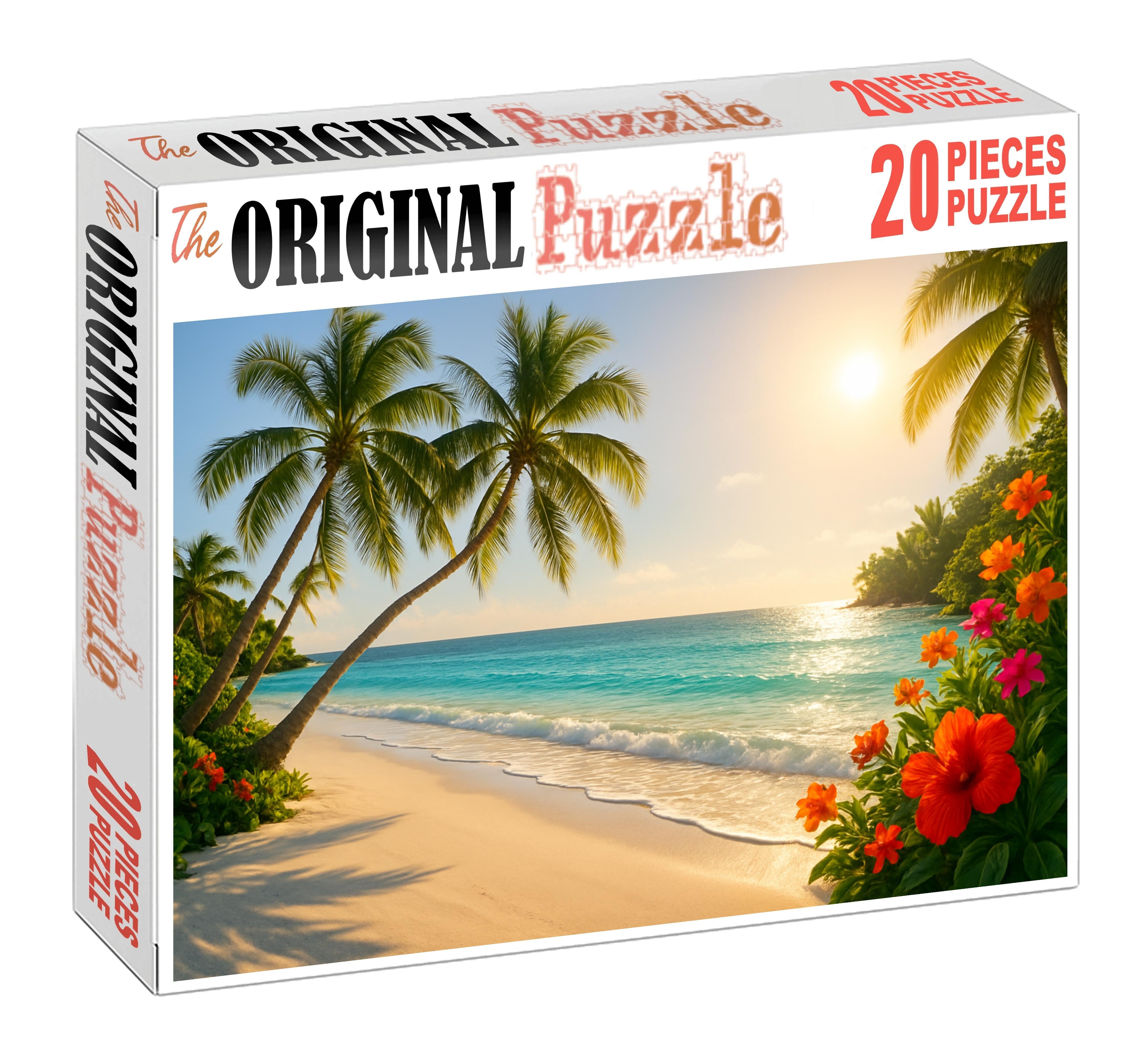 Tranquil Shores Secluded Beach Retreat 500 Piece Puzzle