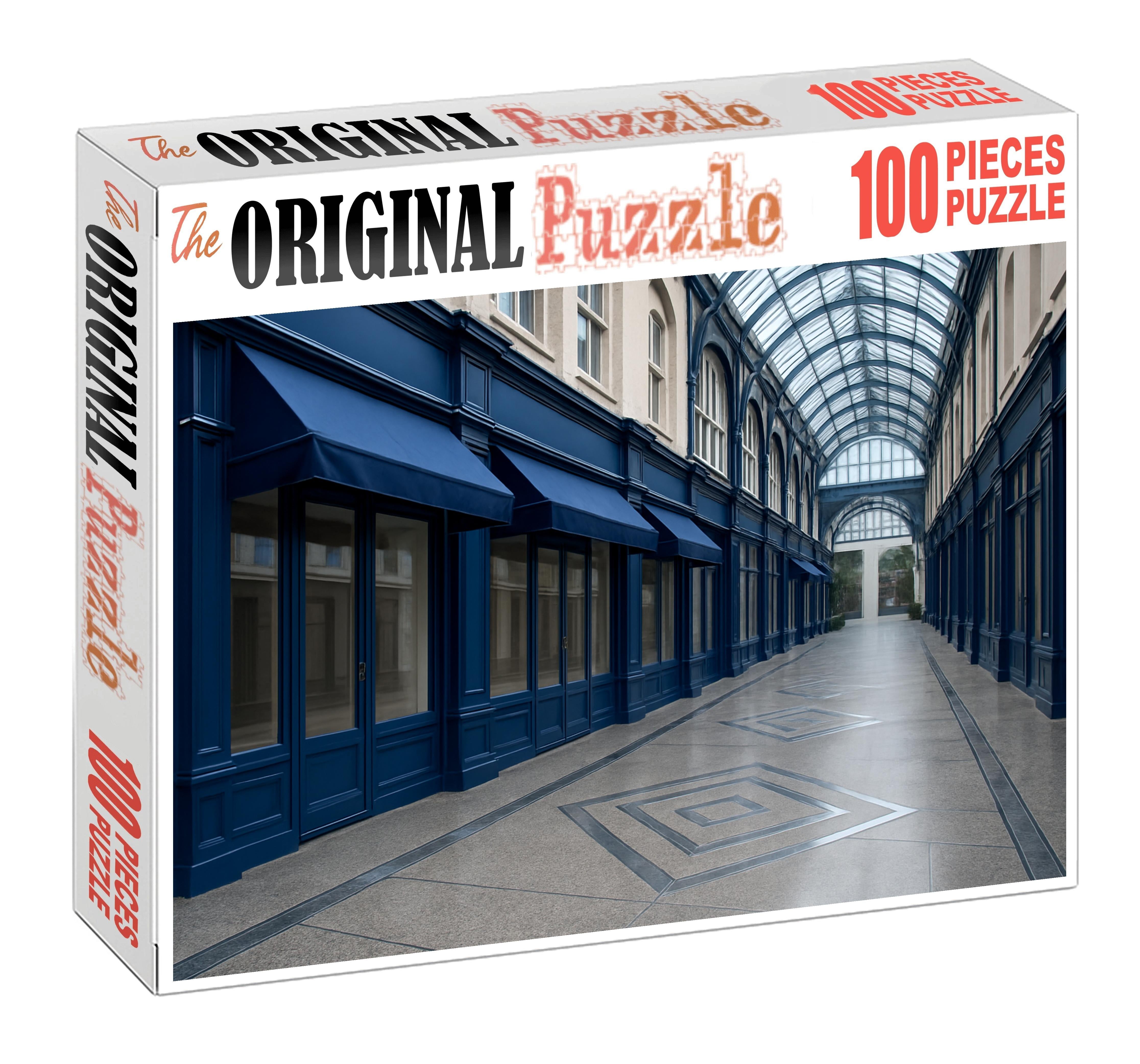 Cobalt Arcade Custom Jigsaw Puzzle